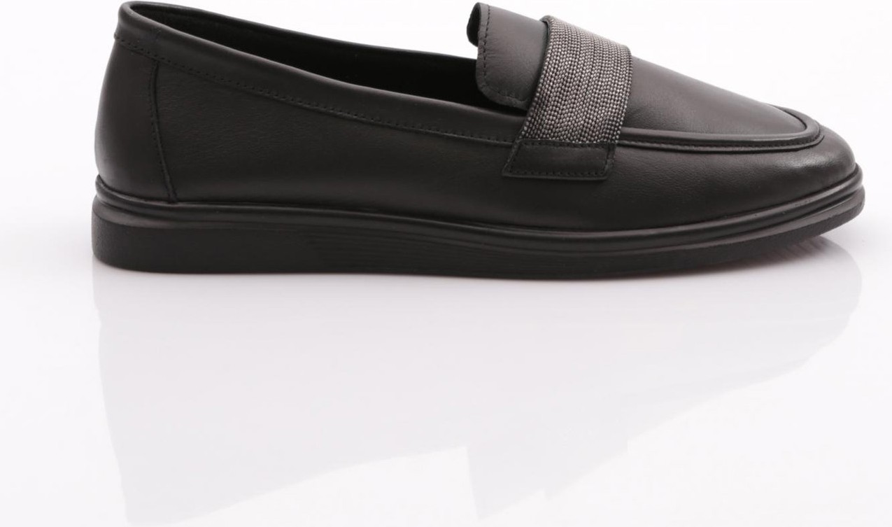 DGN 981S Kadin Şeritli Loafer Ayakkabı görsel 5