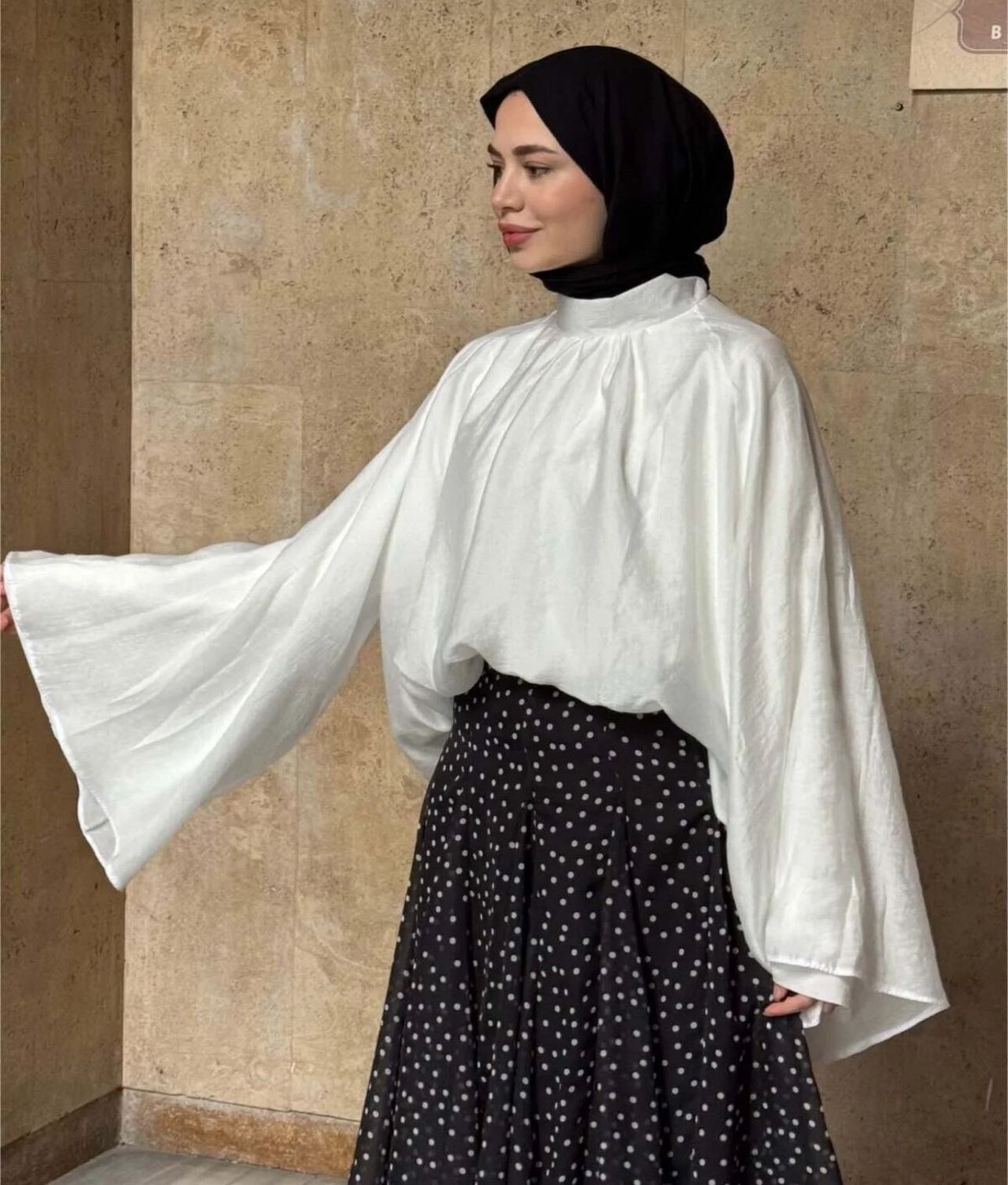 Lior Design Tesettür Velissa Bluz Lior Butik görsel 4