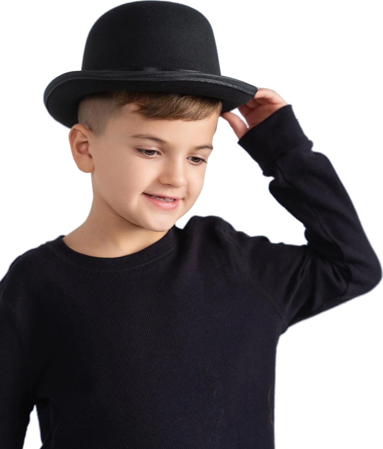 TeknoKapsül Charlie Chaplin Stil Çuk Şapkası, Siyaelon Parti Şapkası
