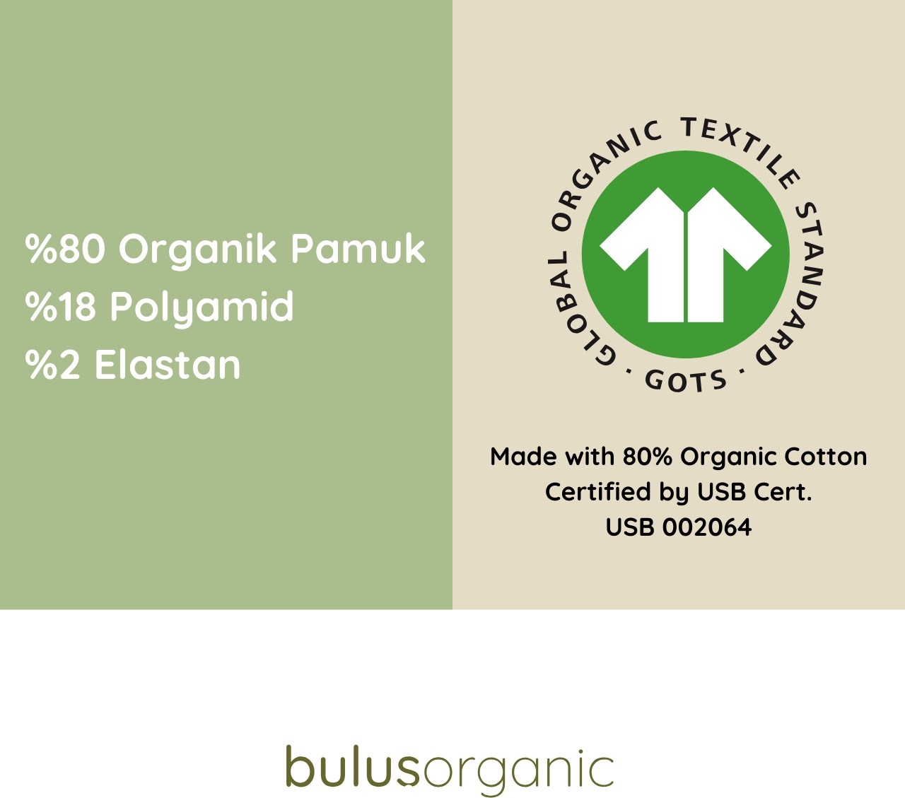 Buluş Organic Çiçek Desenli Tayt Çorap görsel 2