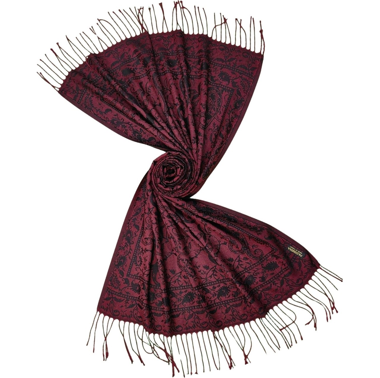 Mim Eşarp ve Şal Otantik Paşmina Şal 75X190 cm görsel 4