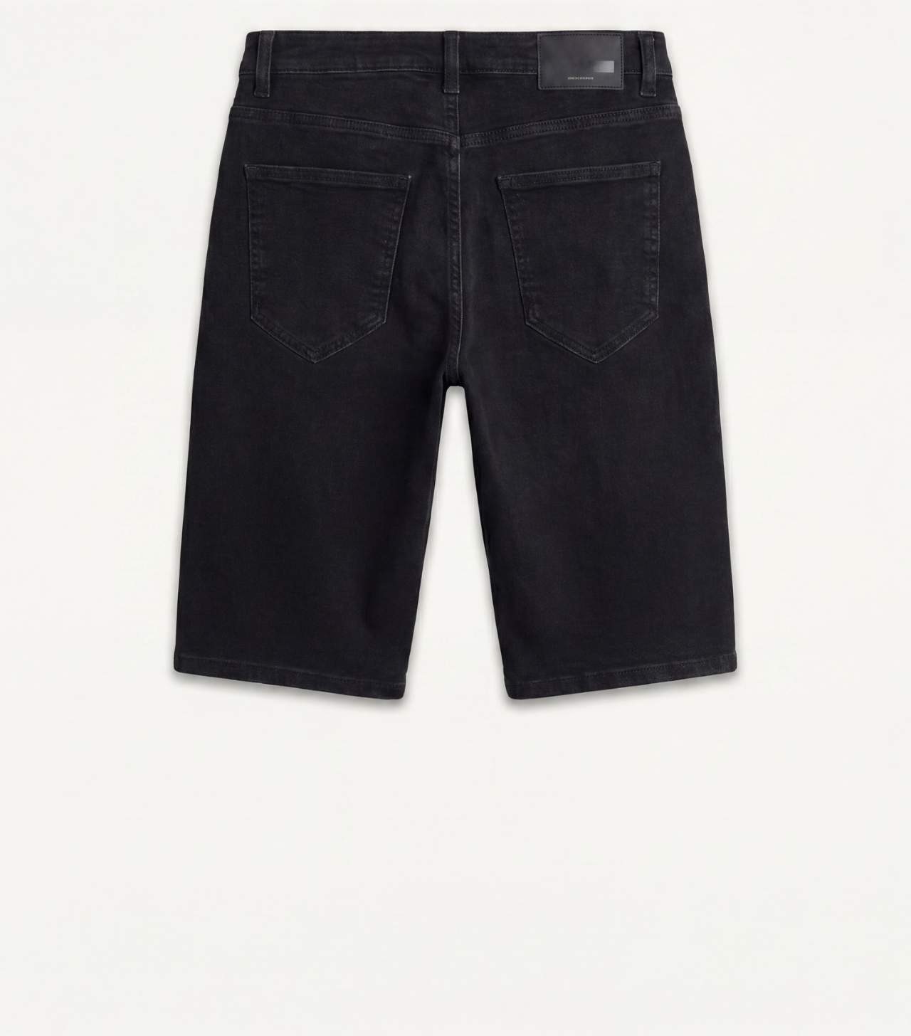 DeFacto Regular Fit Kemerli Bel Jean Bermuda Şort G8662AX26SM görsel 7