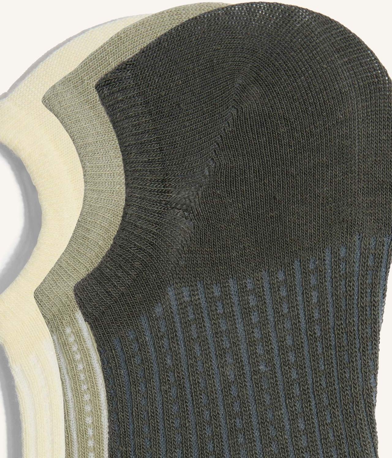 DeFacto Kadın Görünmez 3'lü Pamuklu Sneaker Çorap Z8628AZNS görsel 6