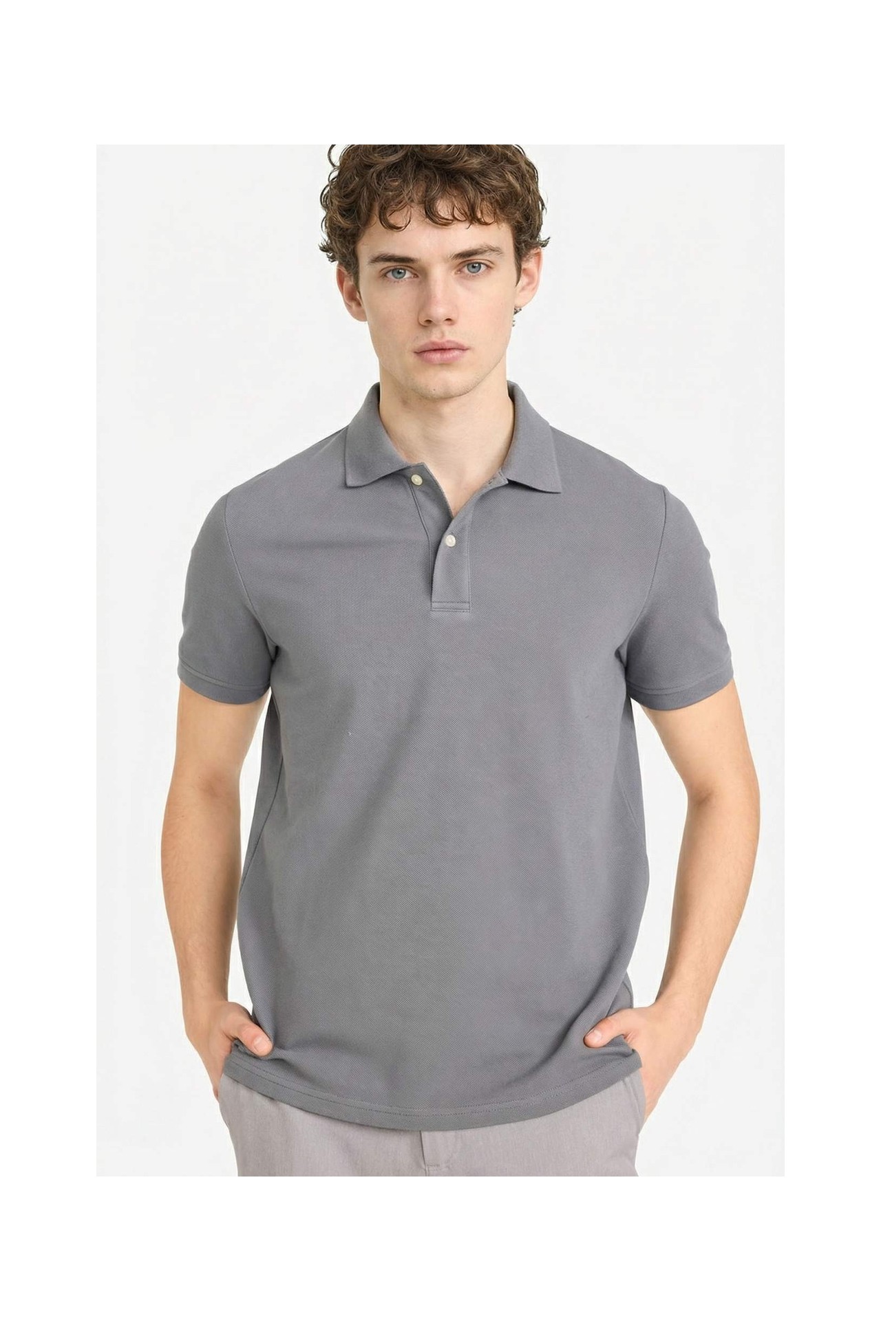 DeFacto %100 Pamuk Regular Fit Polo Tişört E9504AX26SP