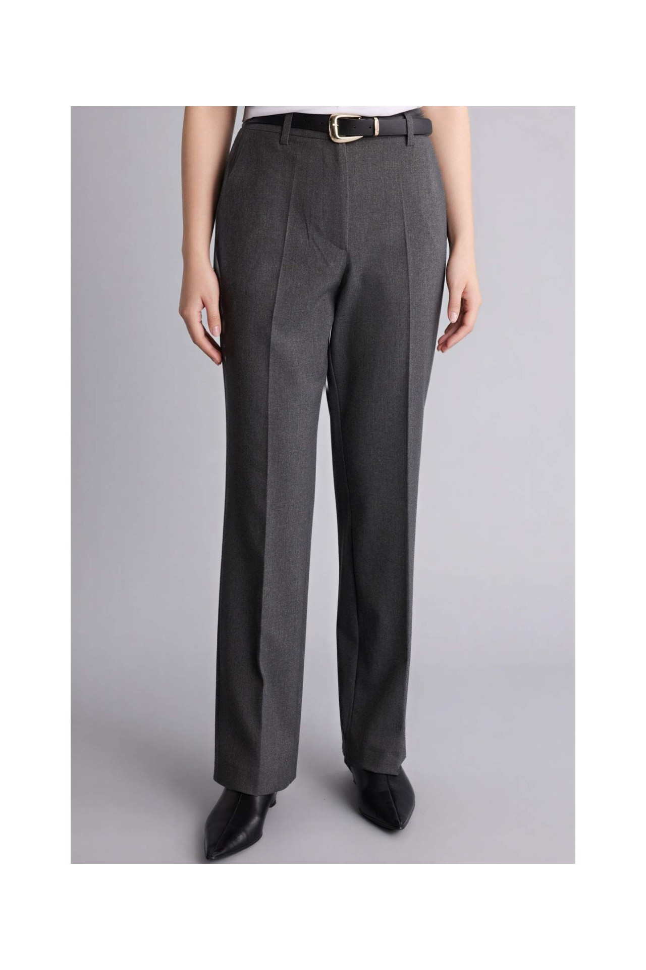 DeFacto Straight Fit Normal Bel Düz Paça Pantolon F7380AX26SP görsel 8