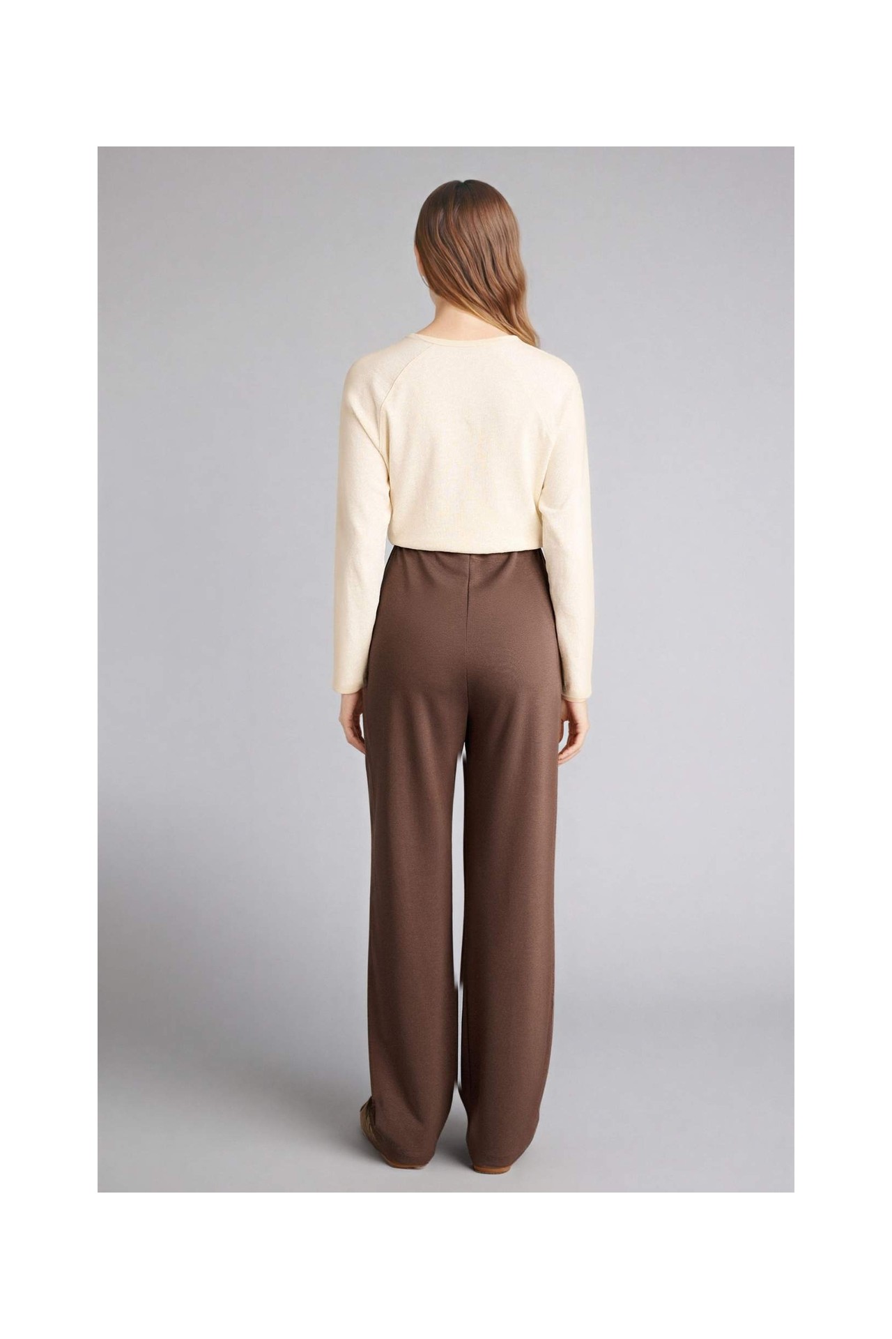 DeFacto Regular Fit Beli Lastikli Pantolon F5118AX26SP görsel 3