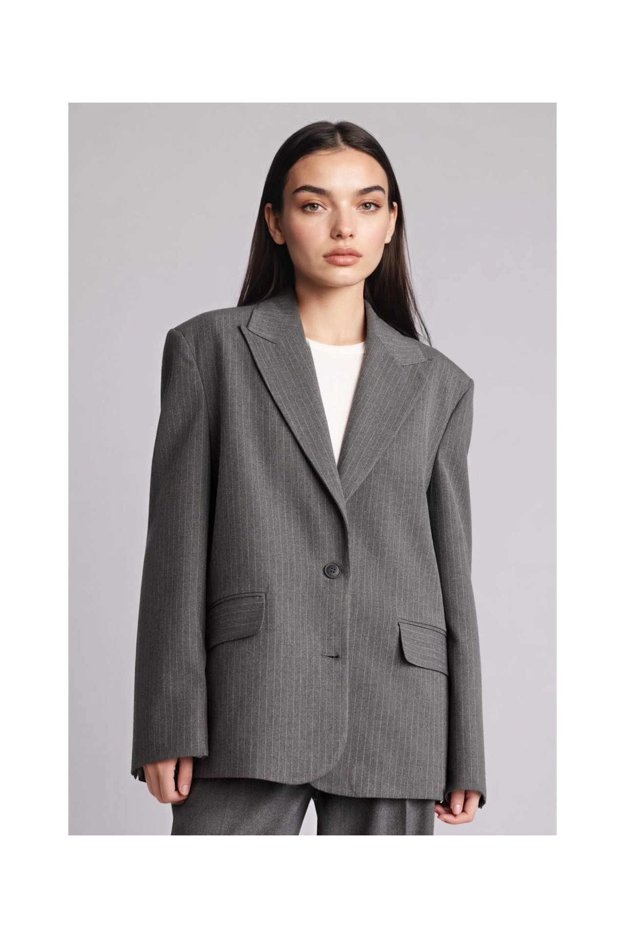 DeFacto Oversize Blazer Ceket G8900AX26SP görsel 3