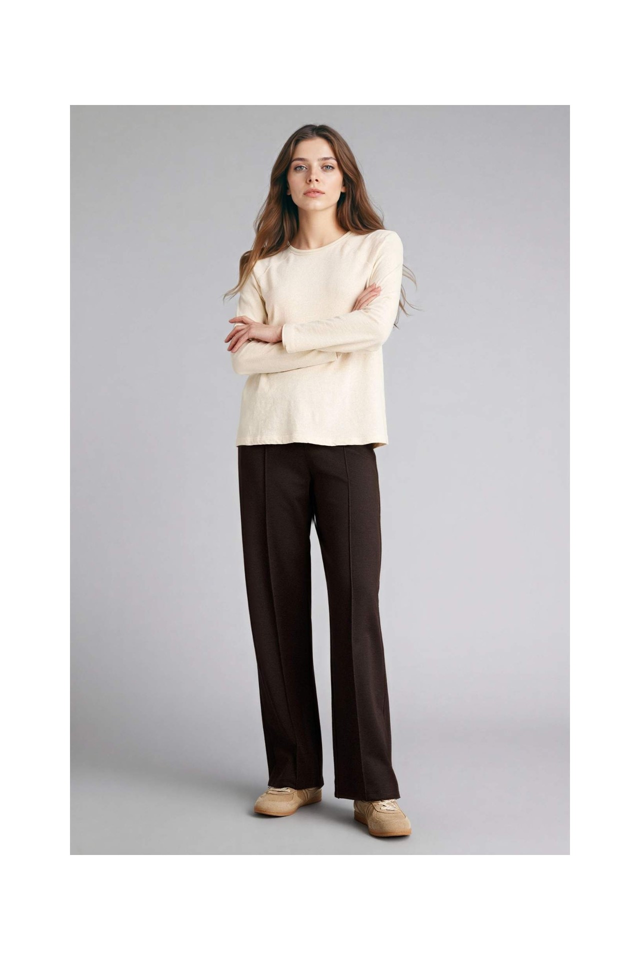 DeFacto Wide Leg Pantolon H1370AX26SP görsel 7