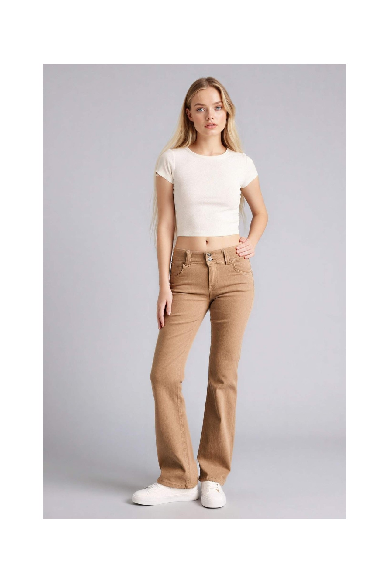 DeFacto Normal Bel Standart Boy Gabardin Pantolon G9496AX26SP