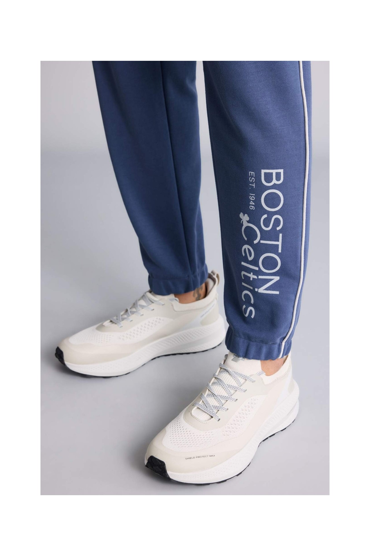 DeFacto NBA Boston Celtics Standart Fit Skuba Dalgıç Kumaş Jogger F6980AX26SP görsel 4