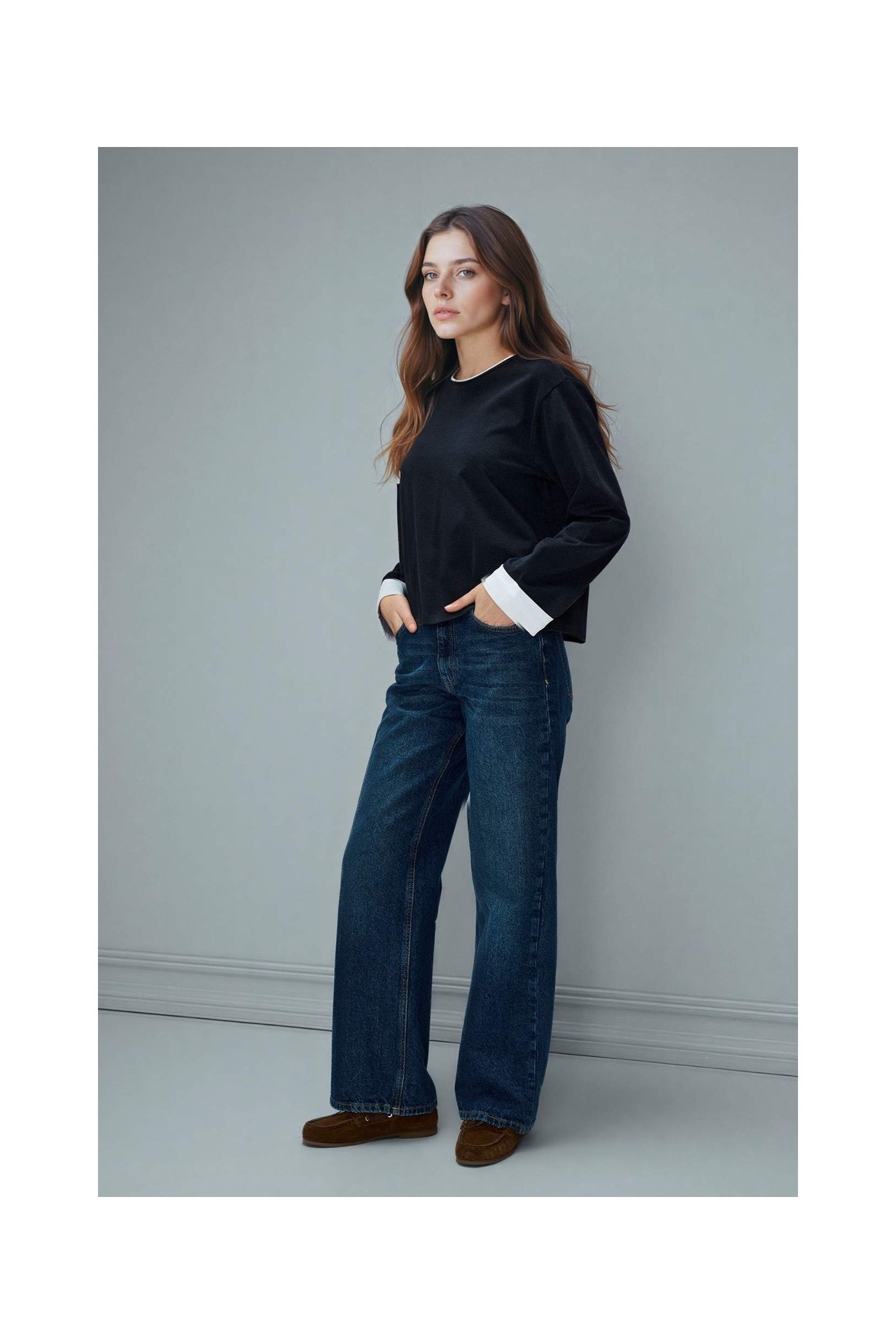 DeFacto %100 Pamuk Loose Fit Tunik G8576AX26SP görsel 2
