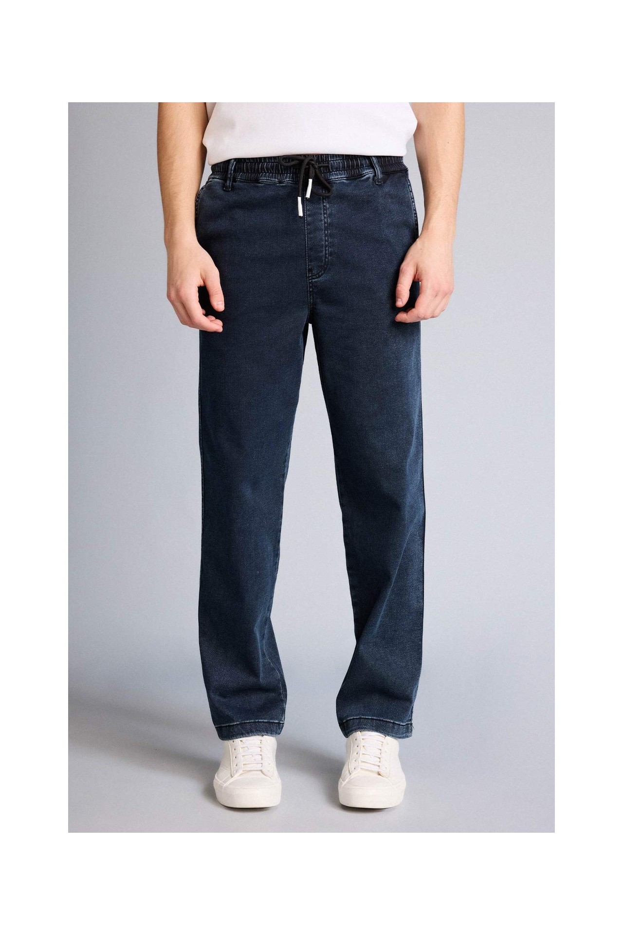 DeFacto Ultra Yumuşak Yumuşak Dokulu Wide Leg Jean Pantolon G9240AX26SP görsel 3