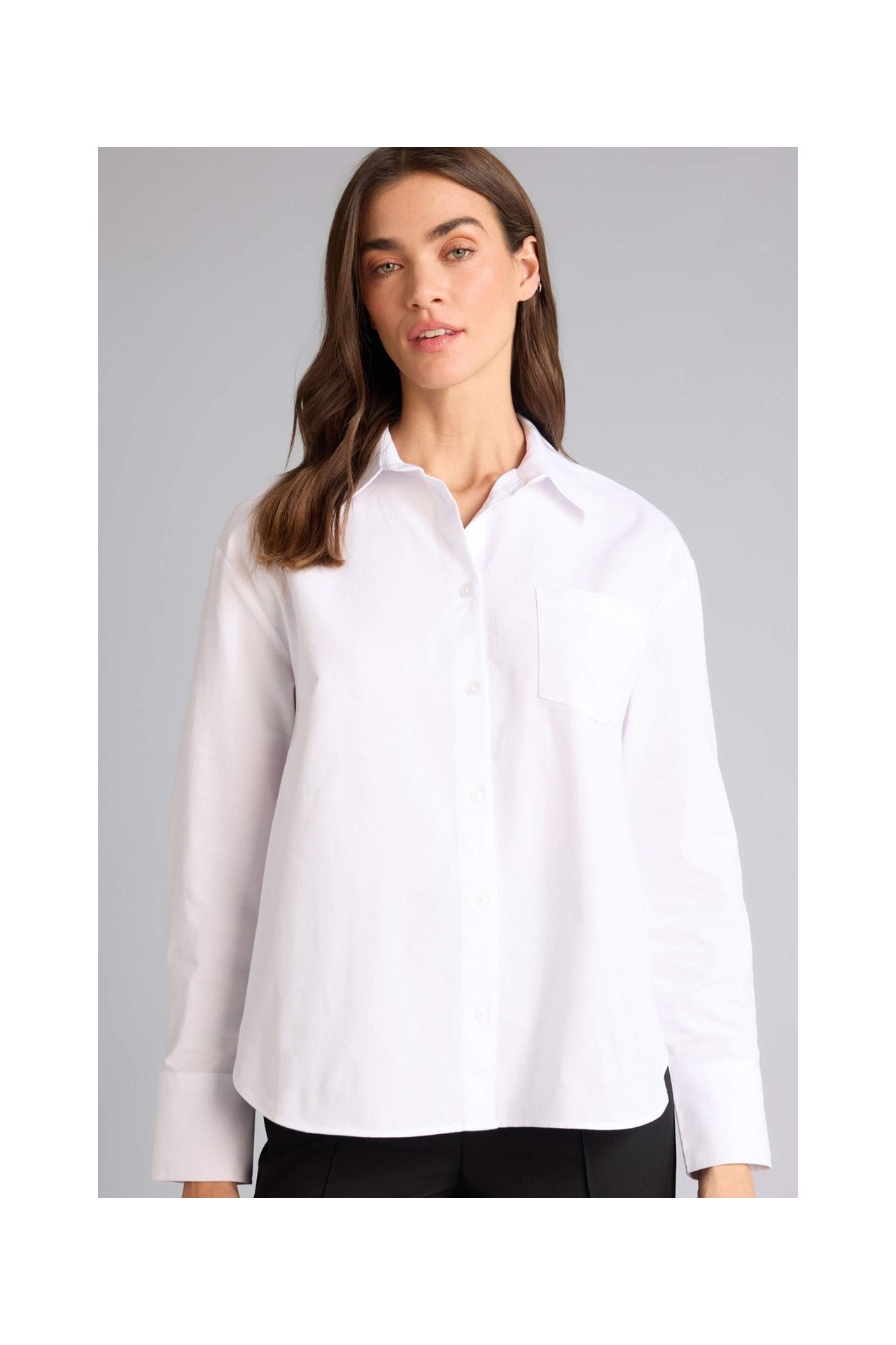 DeFacto %100 Pamuk Oversize Oxford Uzun Kollu Gömlek G9805AX26SP