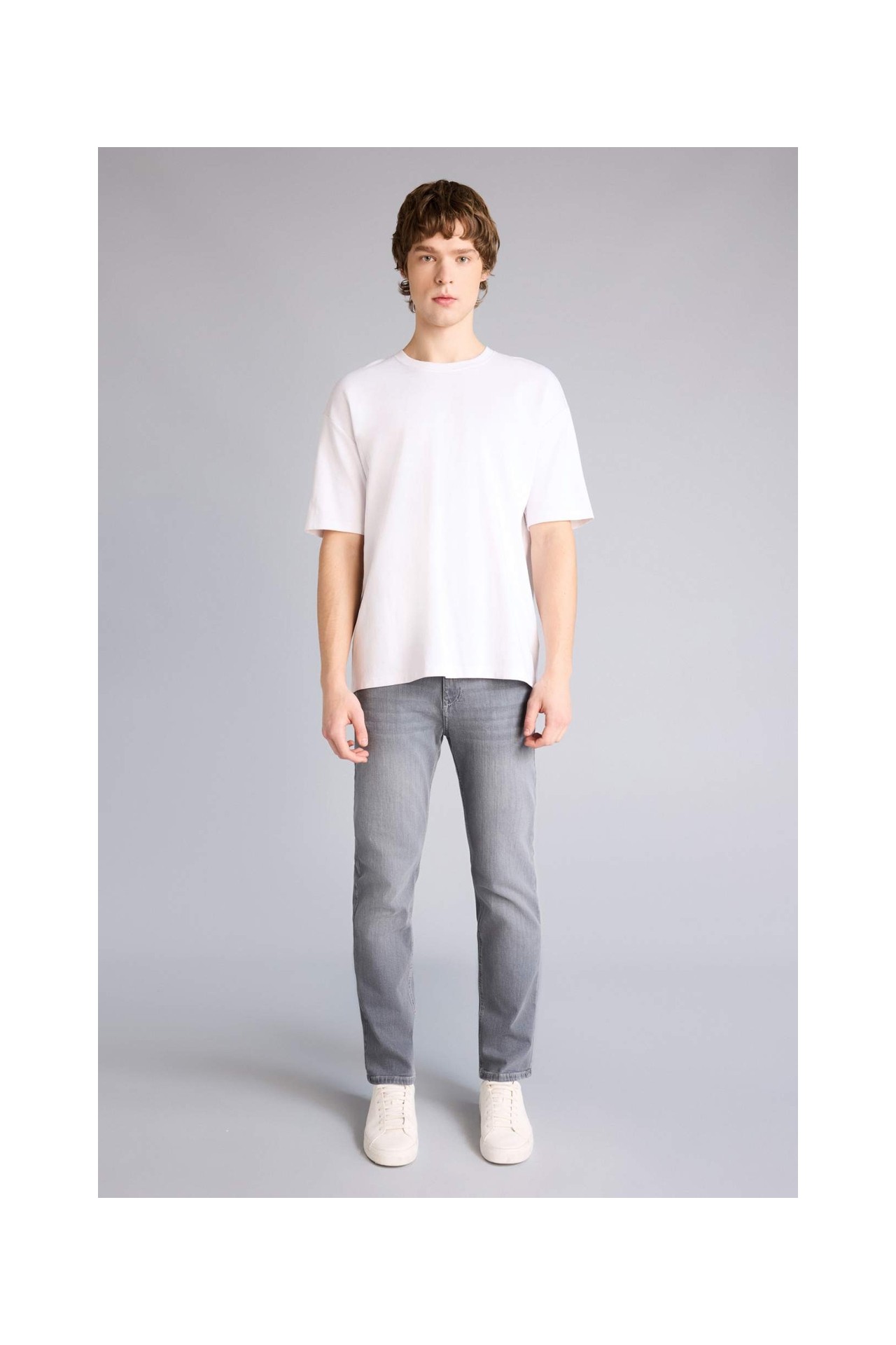 DeFacto Sergio Regular Fit Normal Bel Boru Paça Jean Pantolon B7349AX26SP