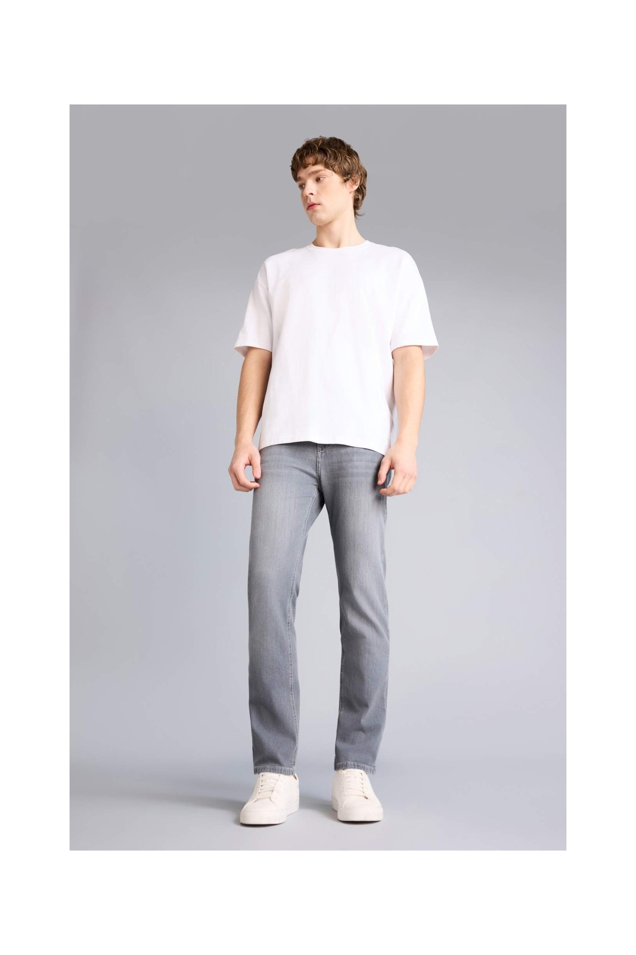 DeFacto Sergio Regular Fit Normal Bel Boru Paça Jean Pantolon B7349AX26SP görsel 3