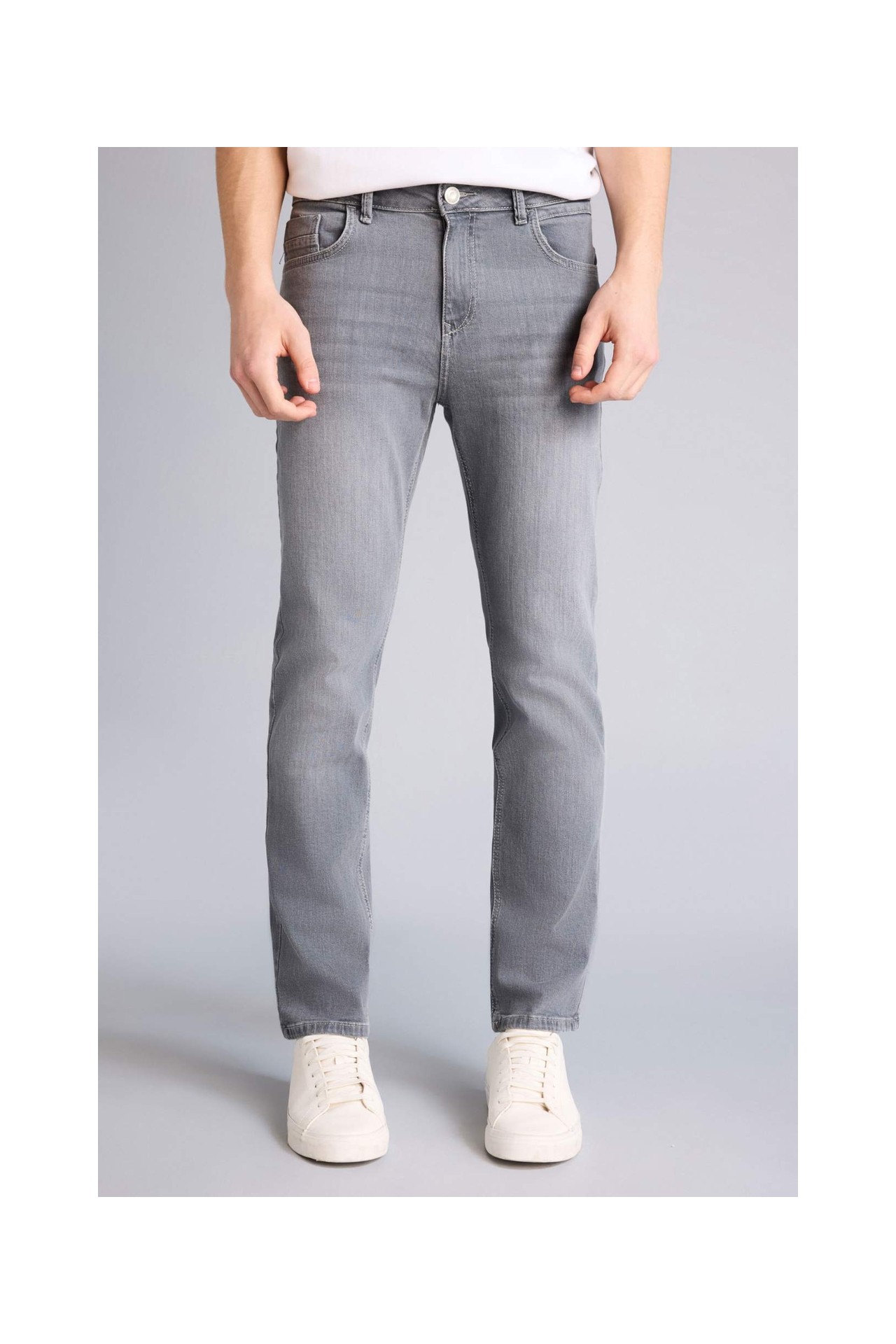 DeFacto Sergio Regular Fit Normal Bel Boru Paça Jean Pantolon B7349AX26SP görsel 4