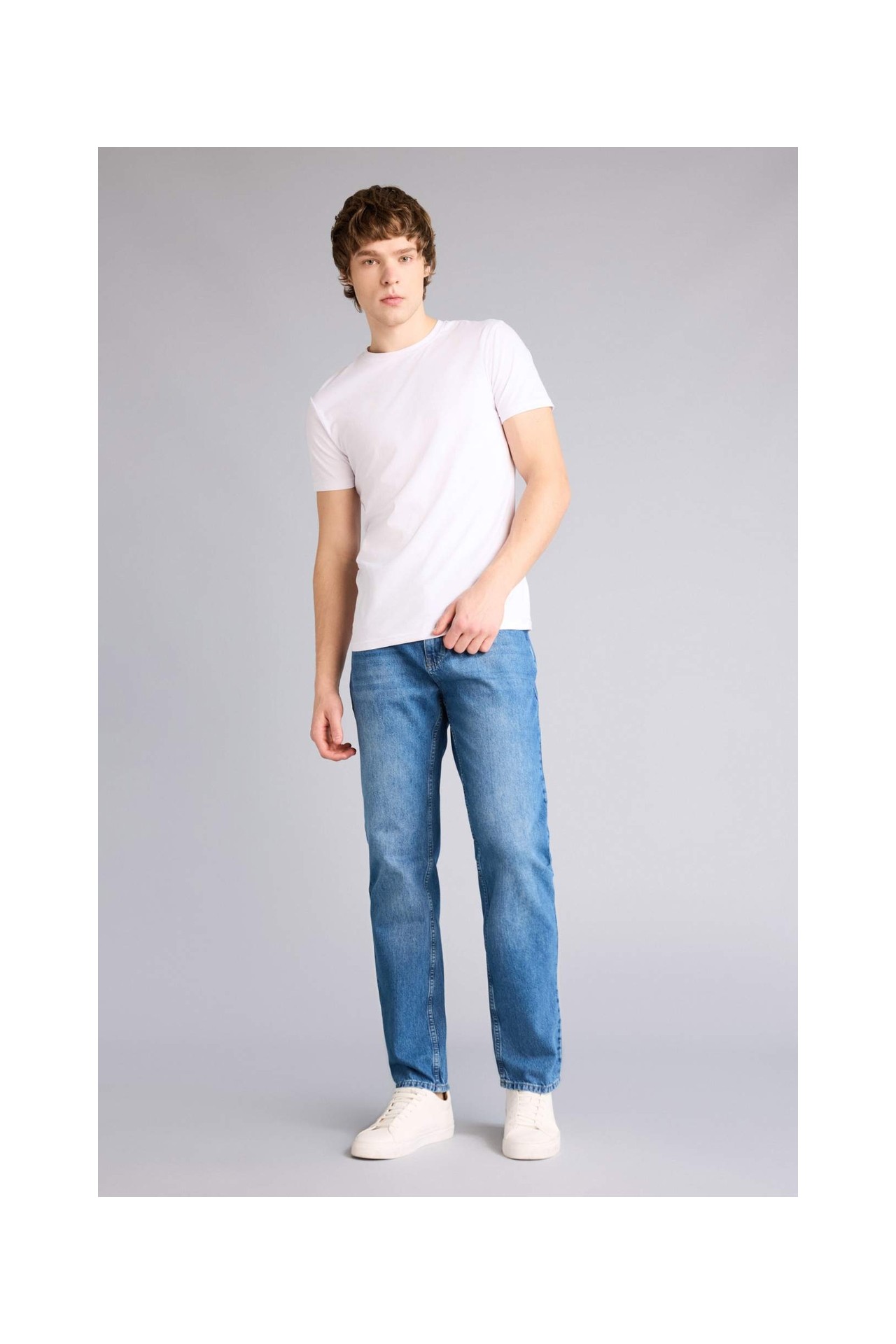 DeFacto %100 Pamuk Tapered Fit Pantolon G5860AX26SP görsel 2