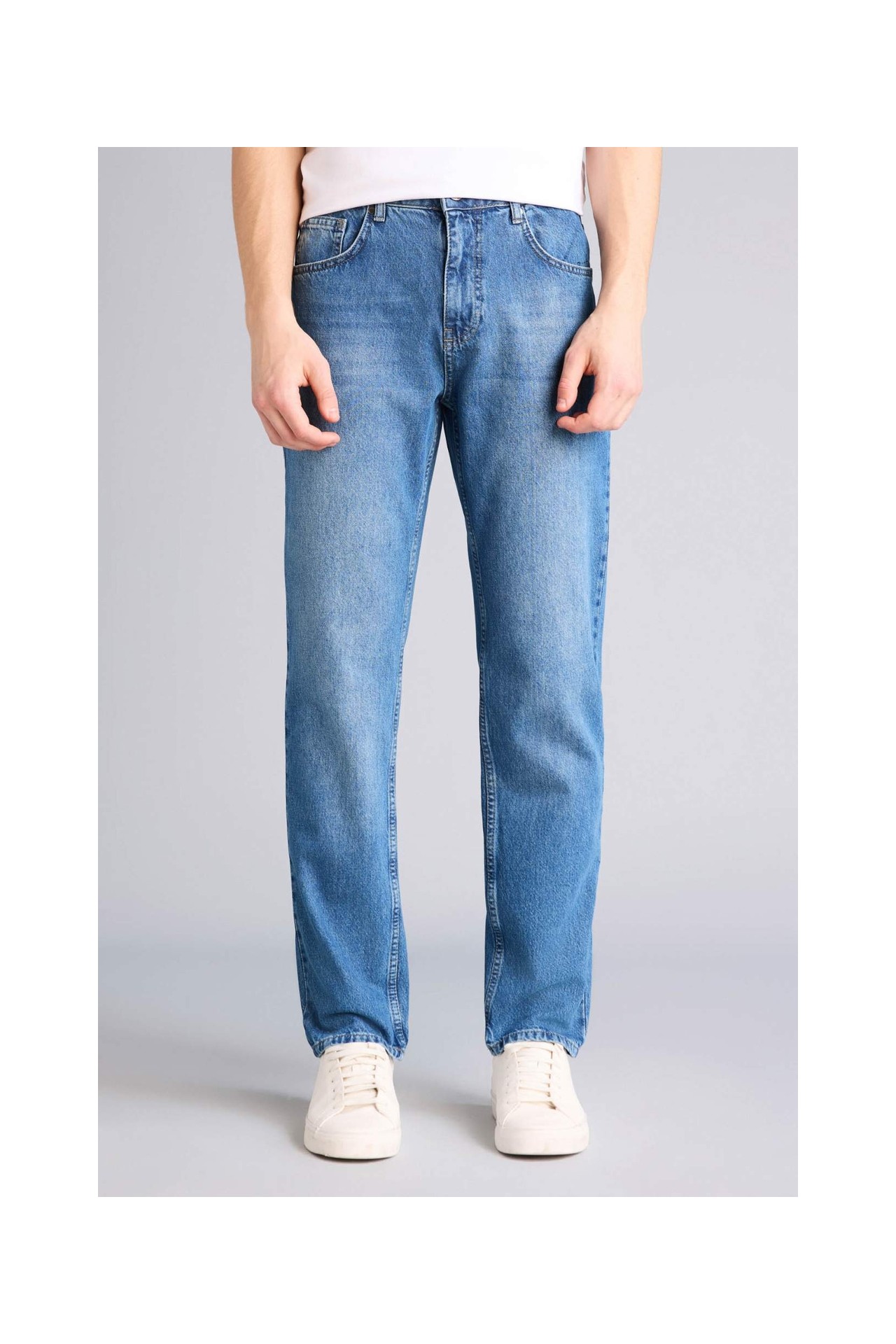 DeFacto %100 Pamuk Tapered Fit Pantolon G5860AX26SP görsel 3