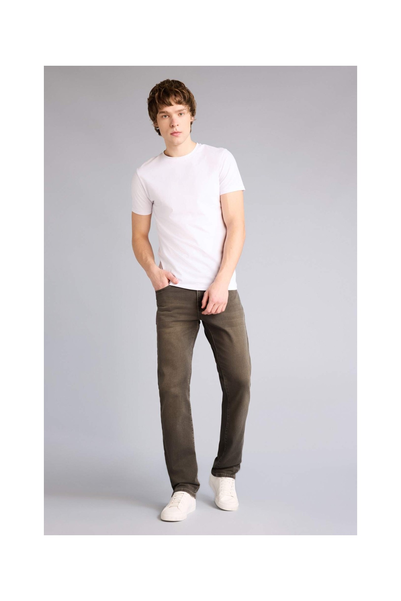 DeFacto Sergio Regular Fit Normal Bel Boru Paça Jean Pantolon G3235AX26SP