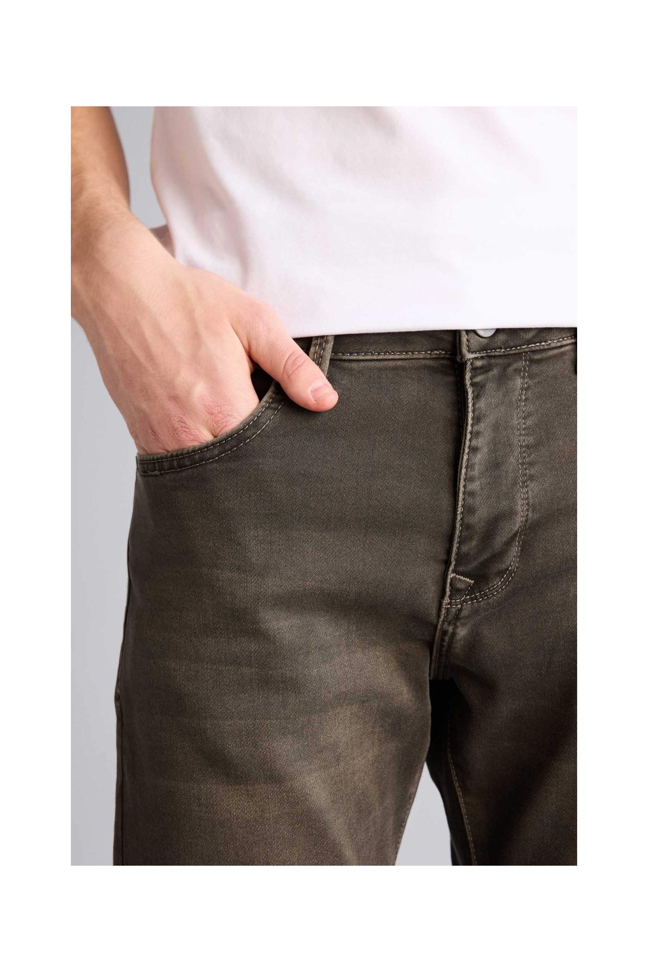 DeFacto Sergio Regular Fit Normal Bel Boru Paça Jean Pantolon G3235AX26SP görsel 4