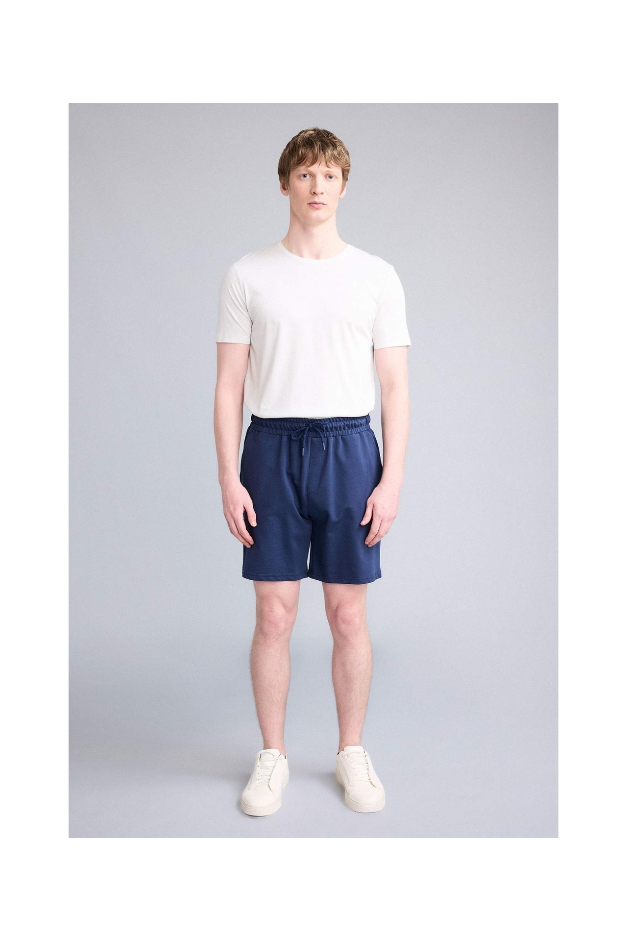 DeFacto Slim Fit Cepli Pamuklu Basic Bermuda Şort W1105AZ26SM