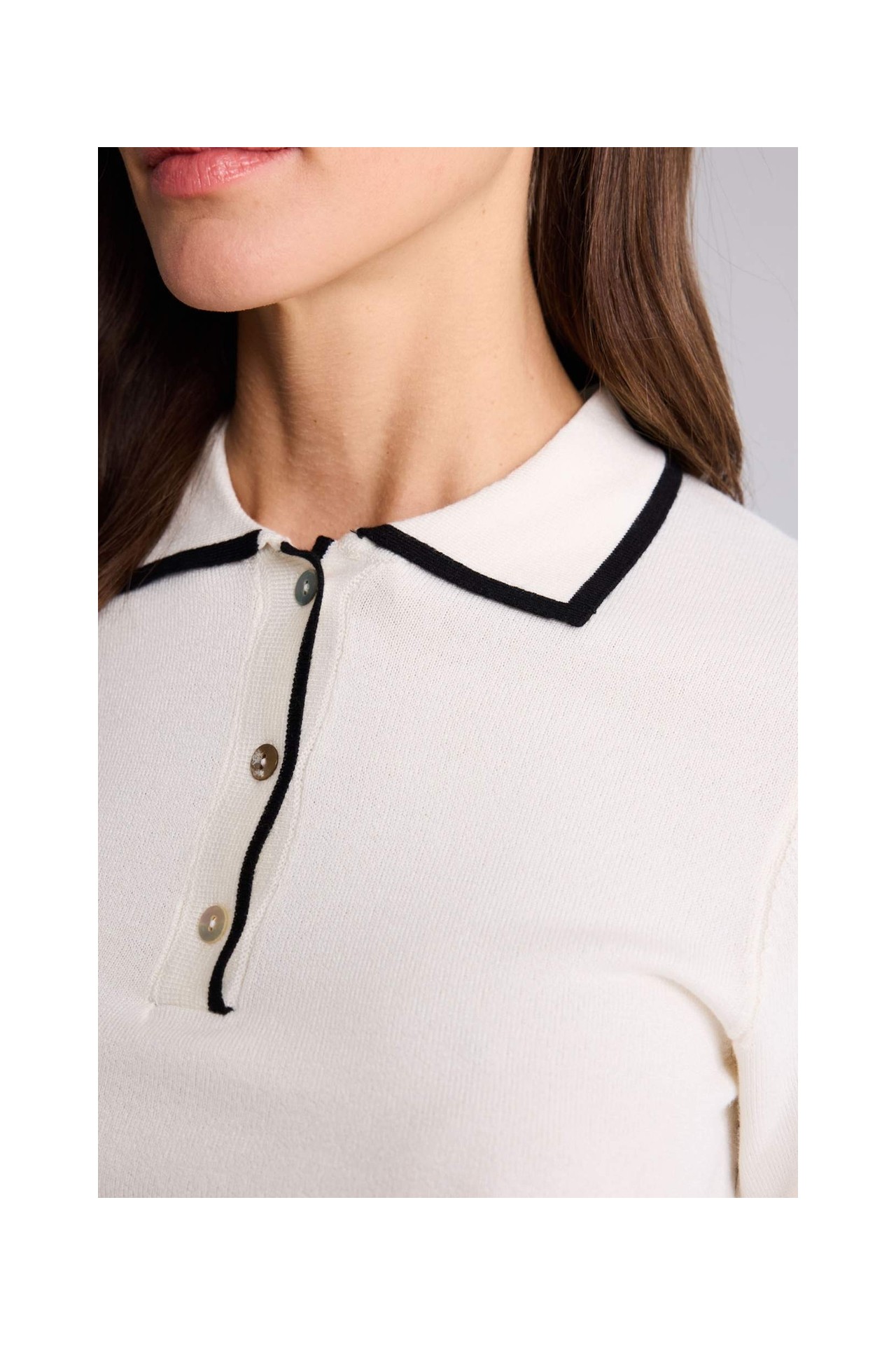DeFacto Fitted Polo Yaka Kısa Kollu Triko Tişört C1498AX26SP görsel 4
