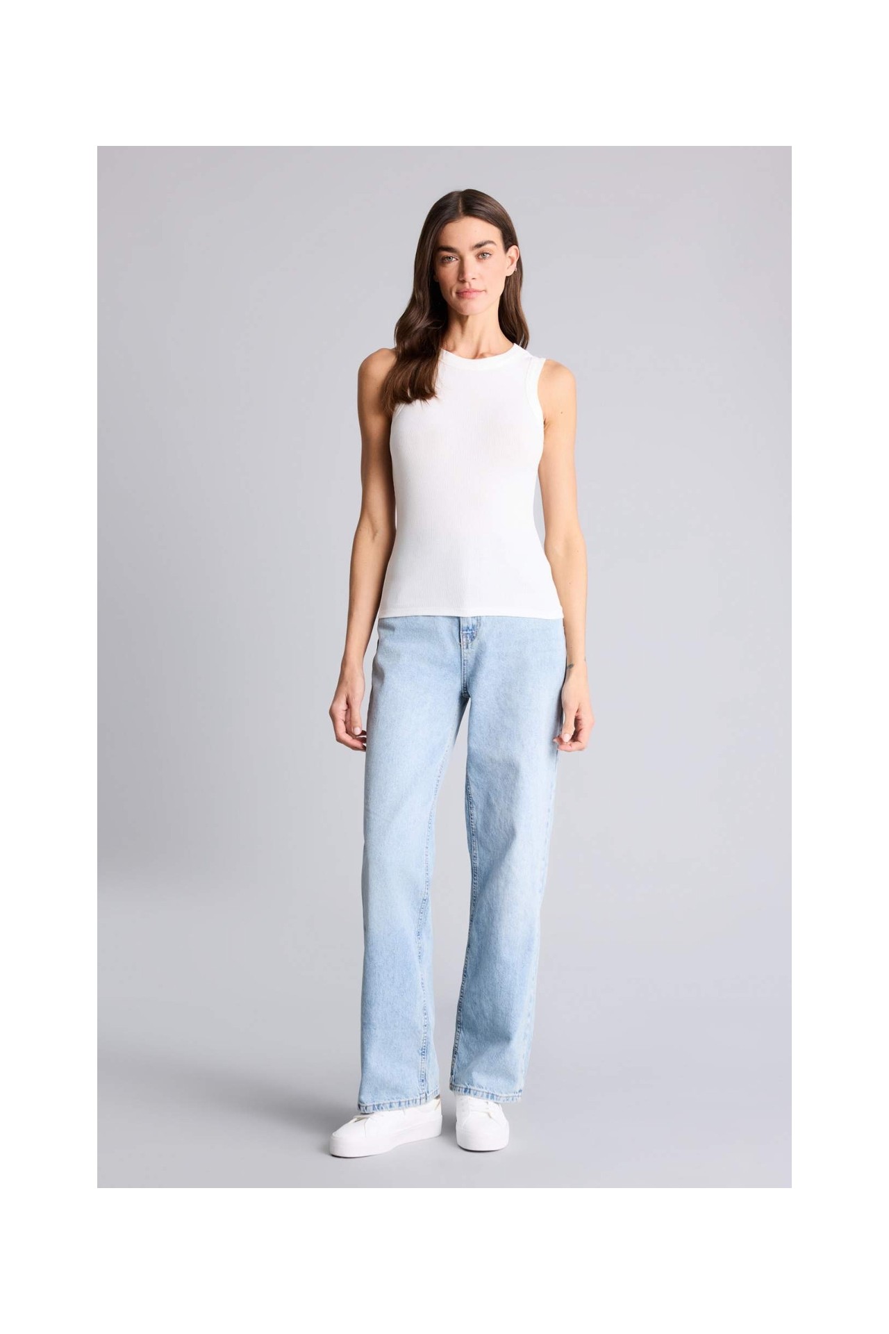 DeFacto Slim Fit Basic Fitilli Kaşkorse Atlet F8721AX26SP görsel 6