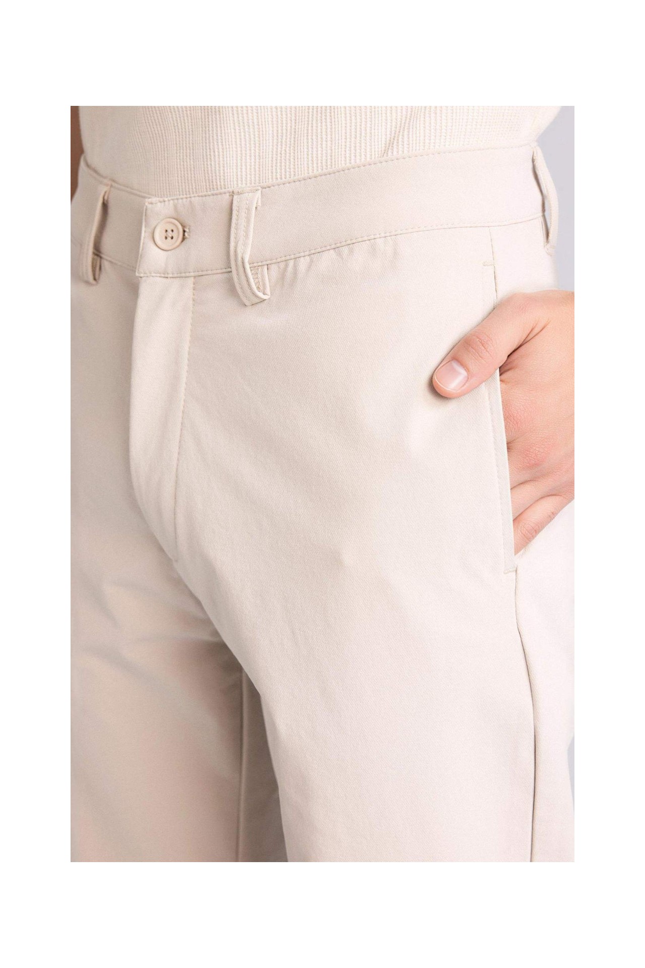 DeFacto Regular Fit Hızlı Kuruyan Pantolon F8974AX26SP görsel 4