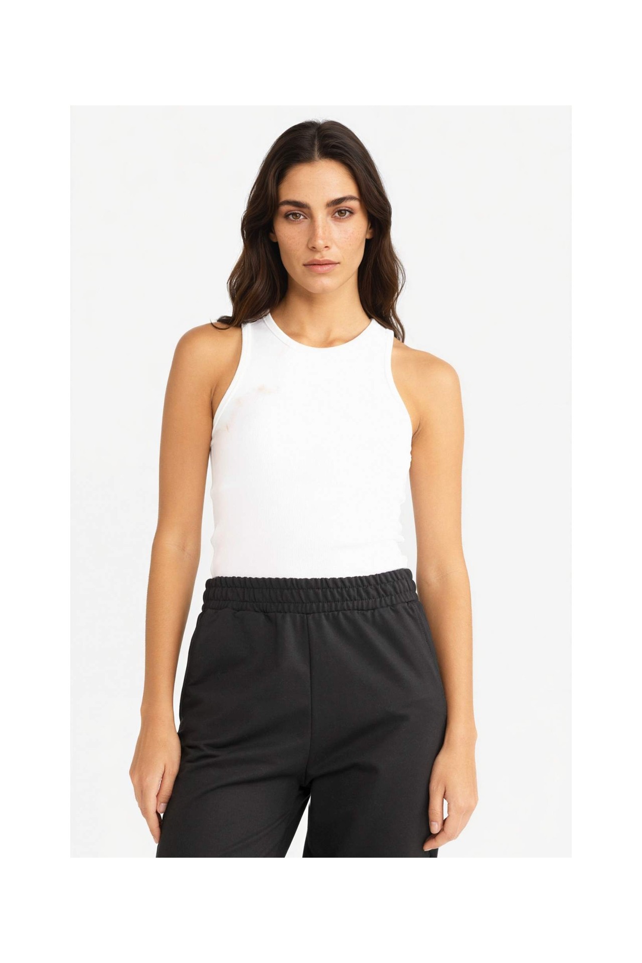 DeFacto Slim Fit Basic Halter Yaka Fitilli Kaşkorse Pedli Atlet G0843AX25AU