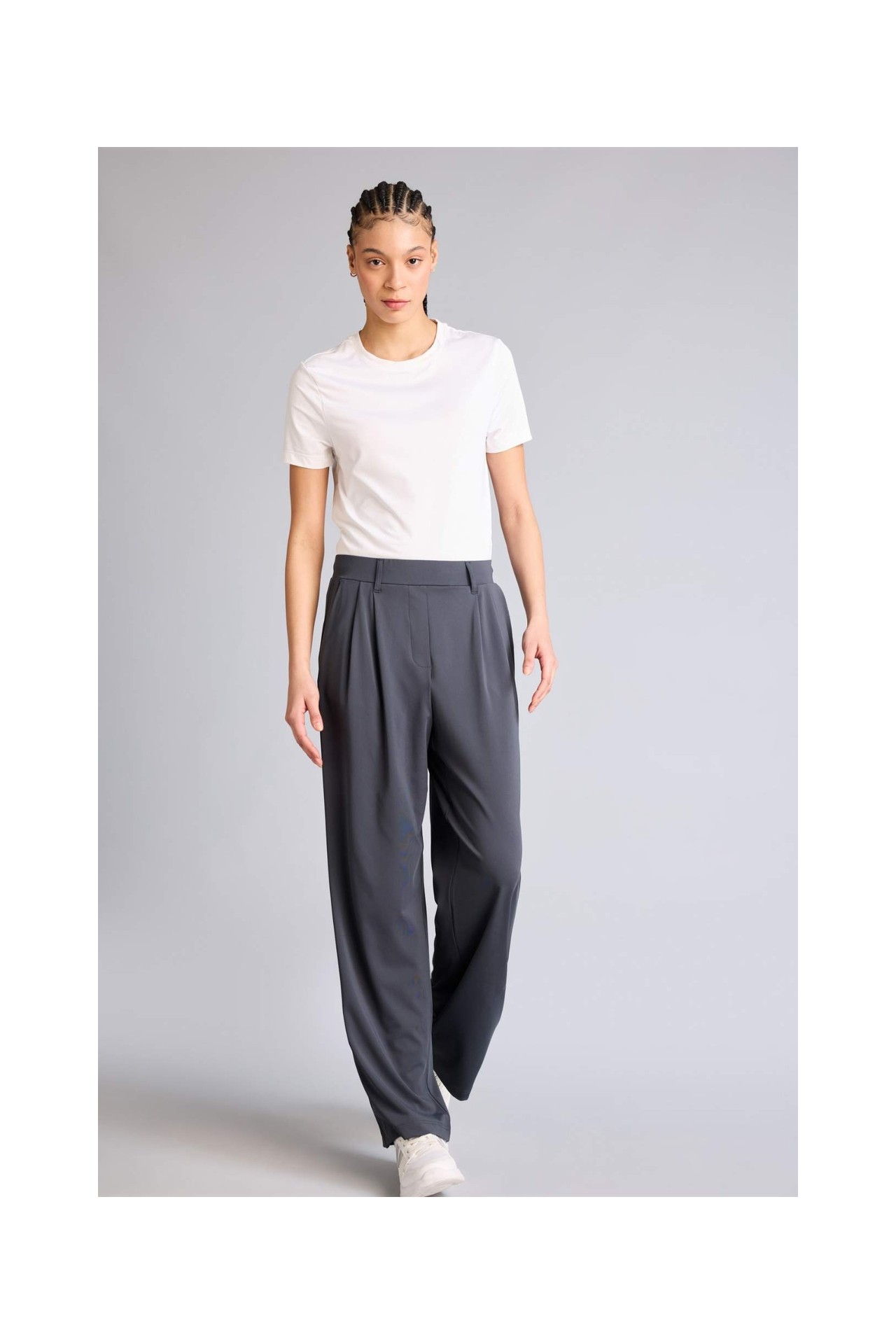 DeFacto Wide Leg Bilek Boy Sporcu Pantolon F8232AX26SP görsel 2