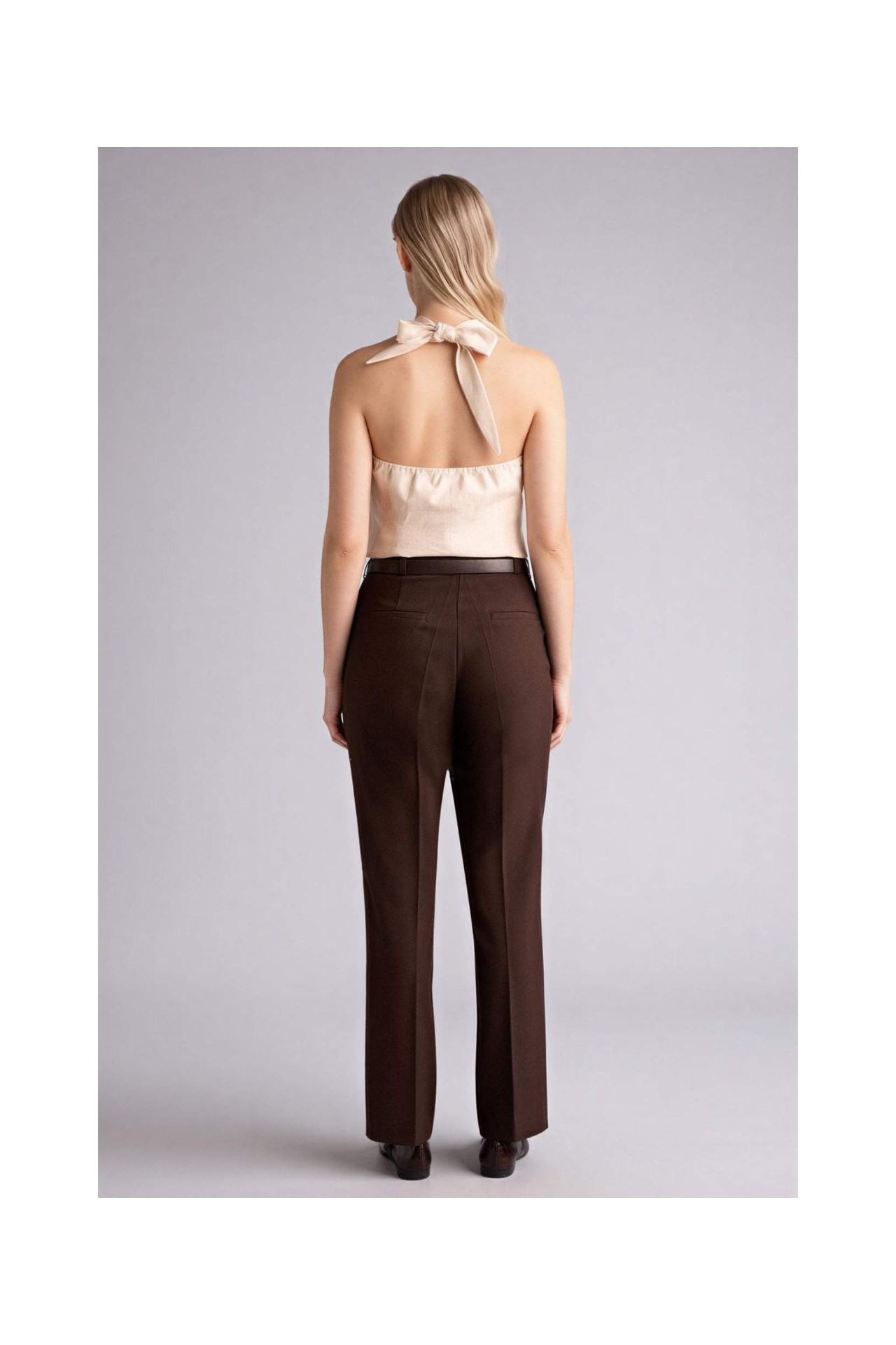 DeFacto Straight Fit Normal Bel Düz Paça Pantolon F7380AX26SP görsel 5