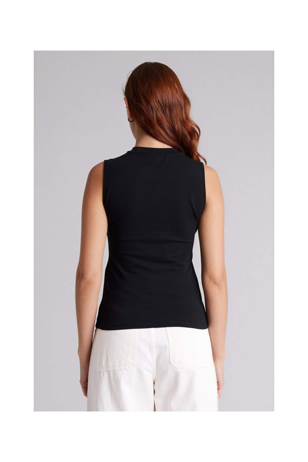 DeFacto Basic Kolsuz Tunik D4894AX26SP görsel 5