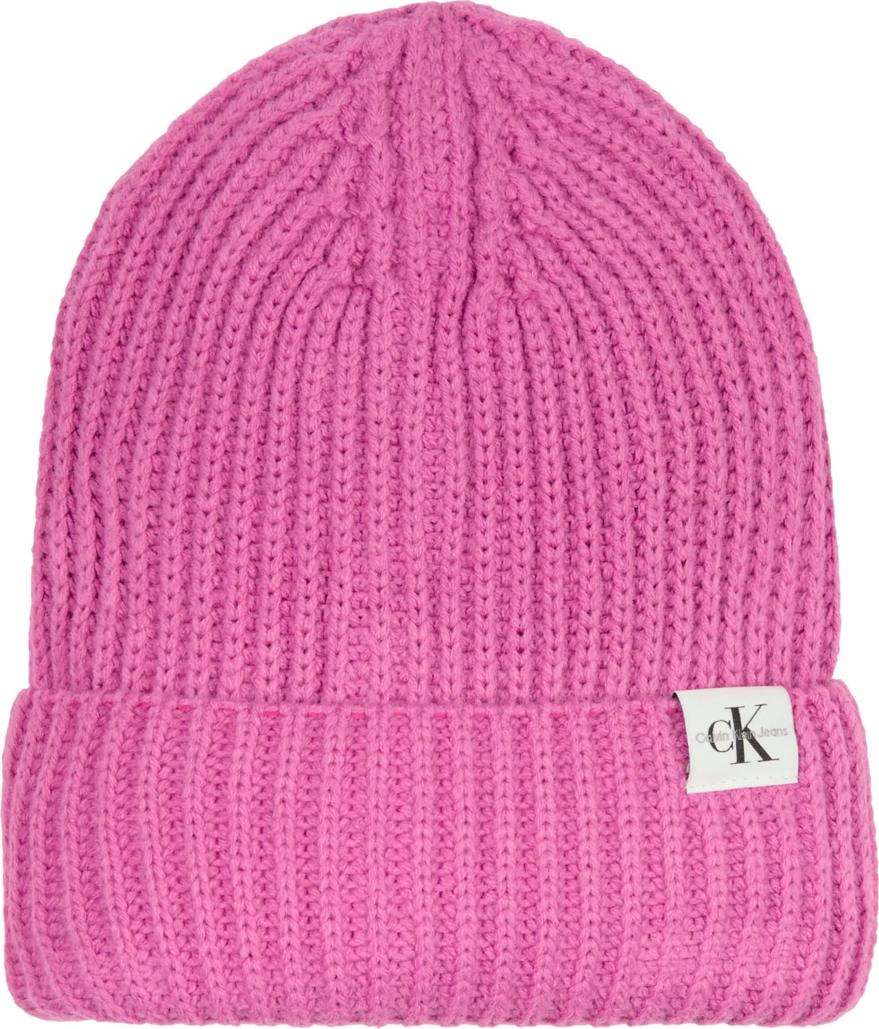 Calvin Klein Erkek Pembe Calvin Klein Monogram Rıb Beanıe Erkek Pembe Bere