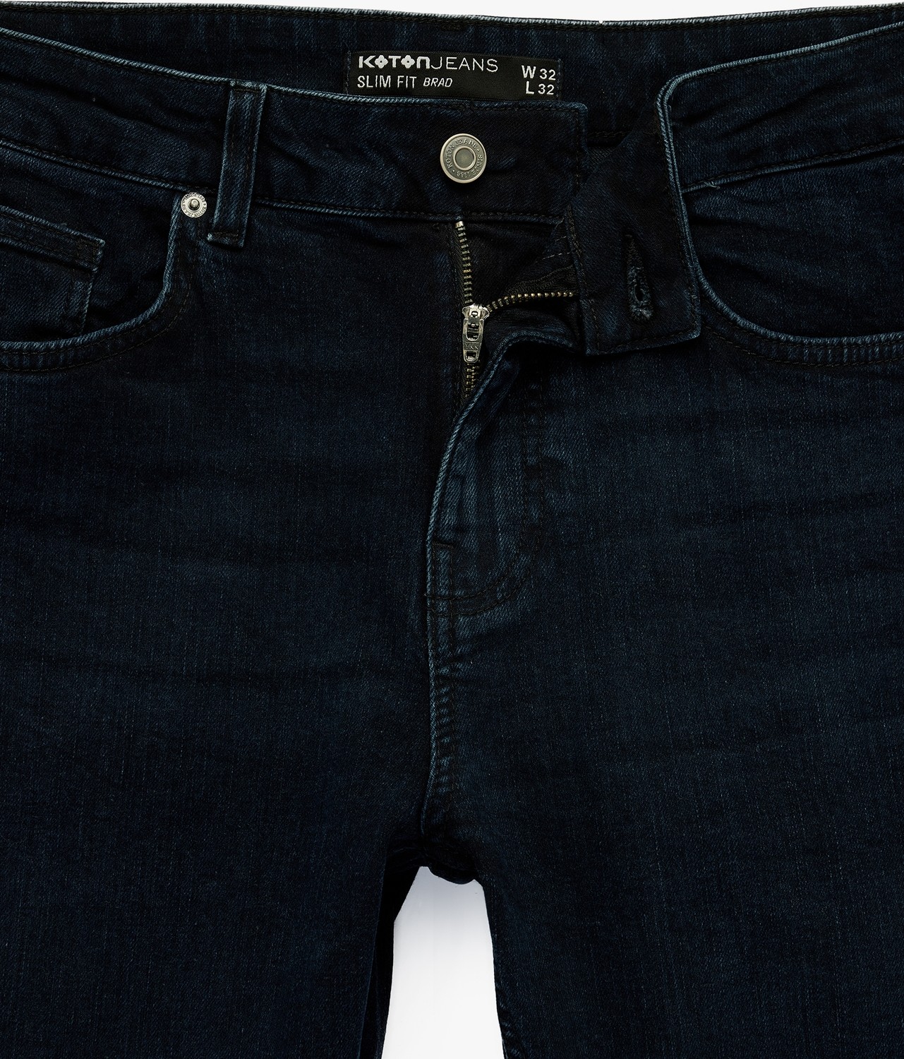 Koton Pamuklu Normal Bel Slim Fit Jean Pantolon - Brad Jean görsel 6