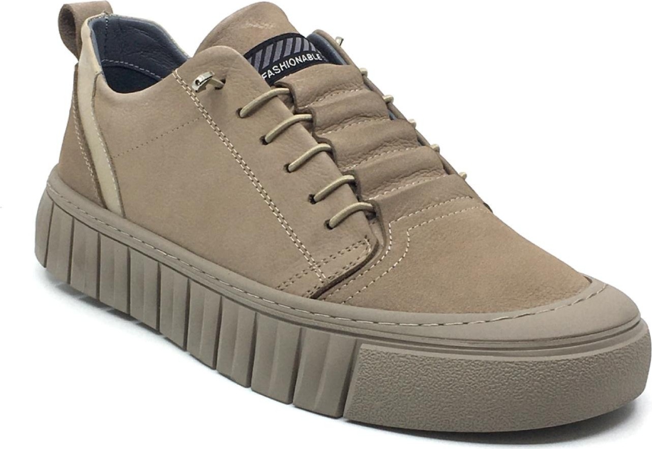 Taşpınar Ayakkabı Taşpınar 825 %100 Hakiki Nubuk Deri Erkek Günlük Rahat Kışlık Sneaker Ayakkabı Yeni Sezon 40-44 görsel 2