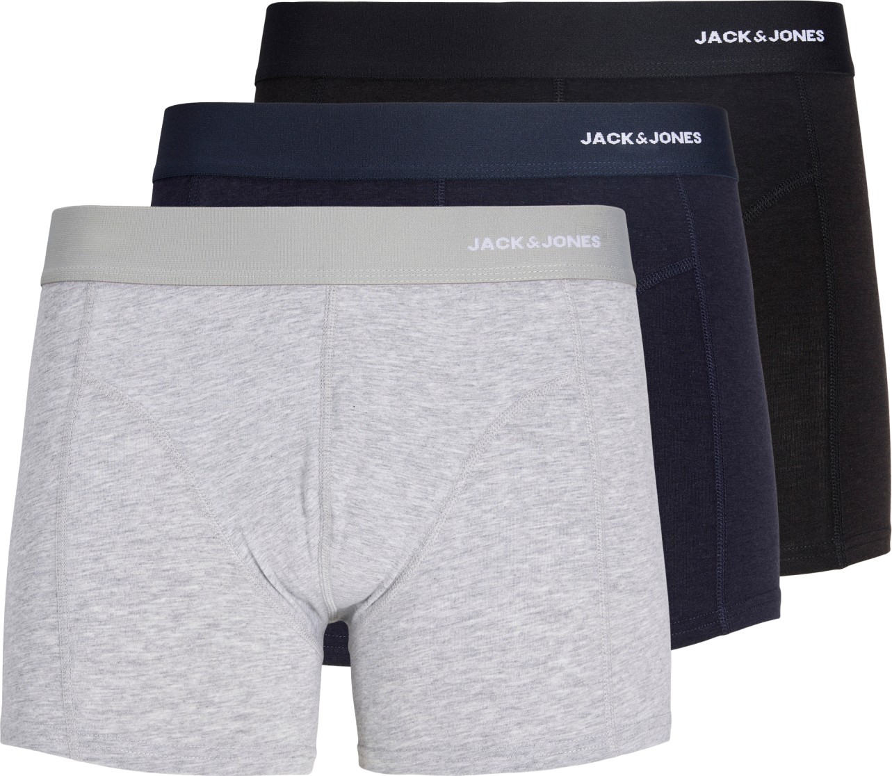 Jack & Jones Erkek 3'lü Bambu Boxer Paketi - Gabriel