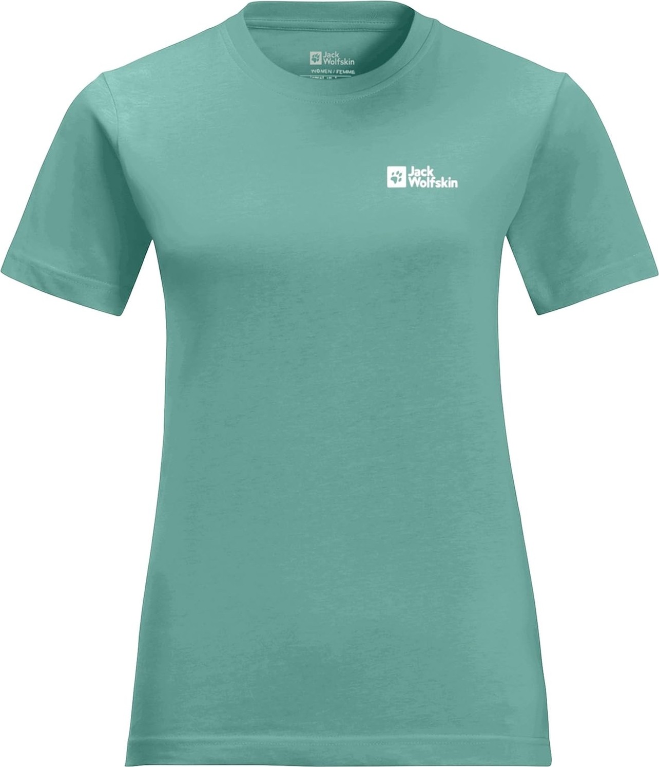 Die Grup Jack Wolfskin 1808352 Essential T W Açık Yeşil Kadın Outdoor, E0180 Soft Jade, M