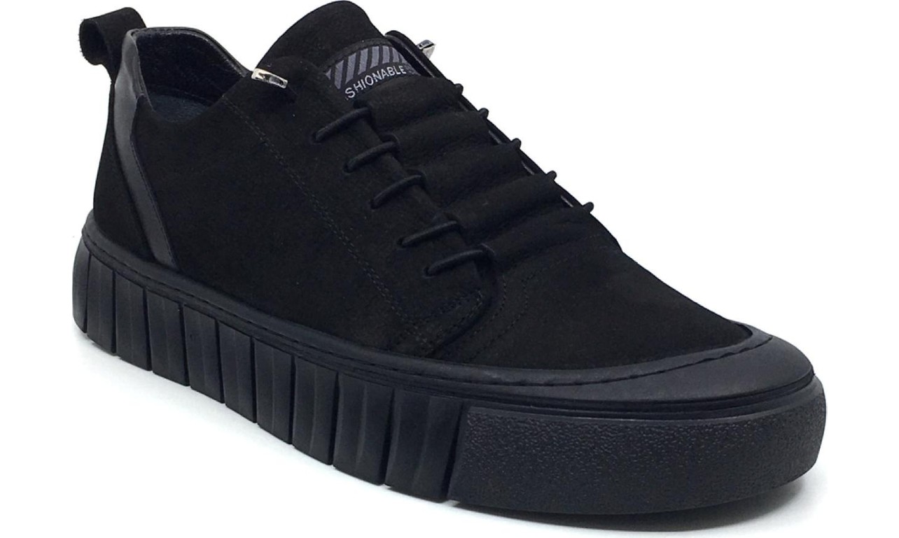 Taşpınar Ayakkabı Taşpınar 825 %100 Hakiki Nubuk Deri Erkek Günlük Rahat Kışlık Sneaker Ayakkabı Yeni Sezon 40-44 görsel 8