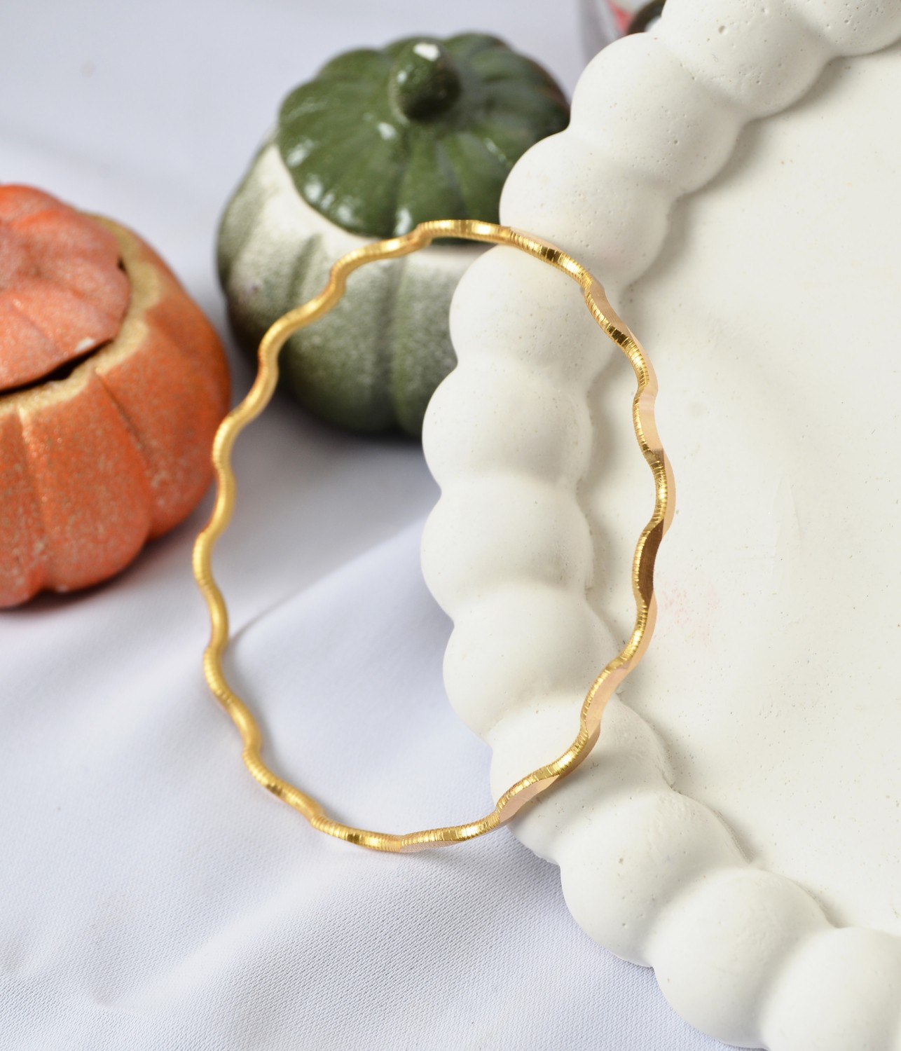 Kado Jewellery 20 Gr (Gram) 22 Ayar Zikzak Ajda Bilezik