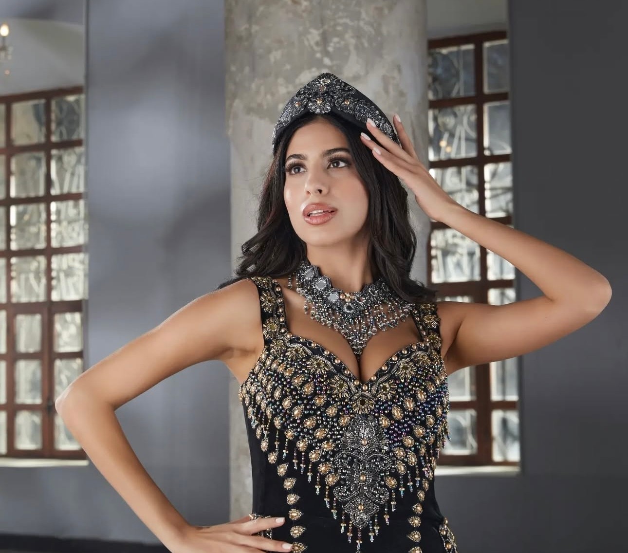 ZK Zümrüt Kaftan Hintmodelkınakaftanı görsel 2