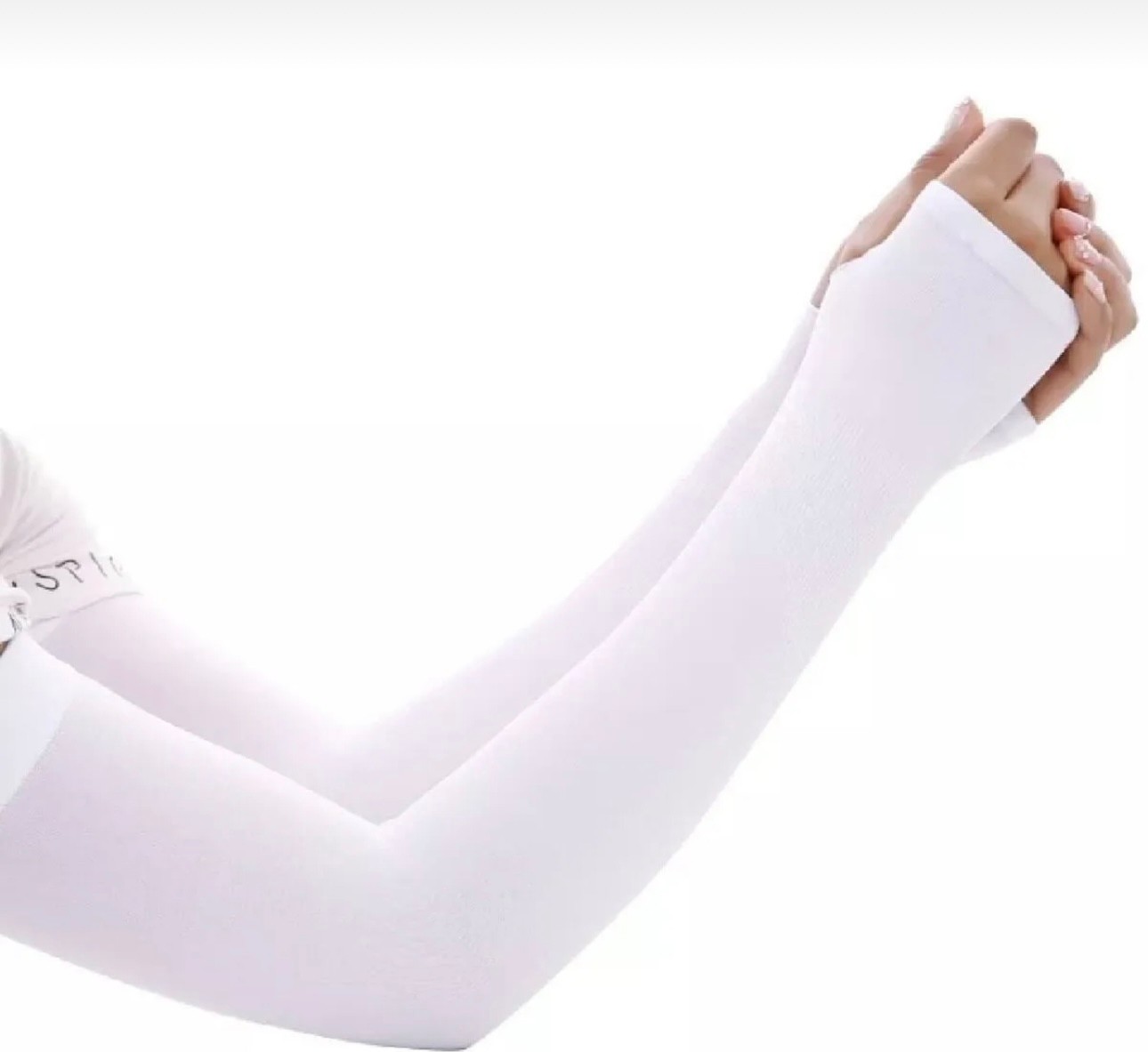 Nakıscı Unisex 45 cm Uzun Beyaz Sandy Kumaş Yüksek Kalite Ikili Esnek Kolluk 2024 görsel 2