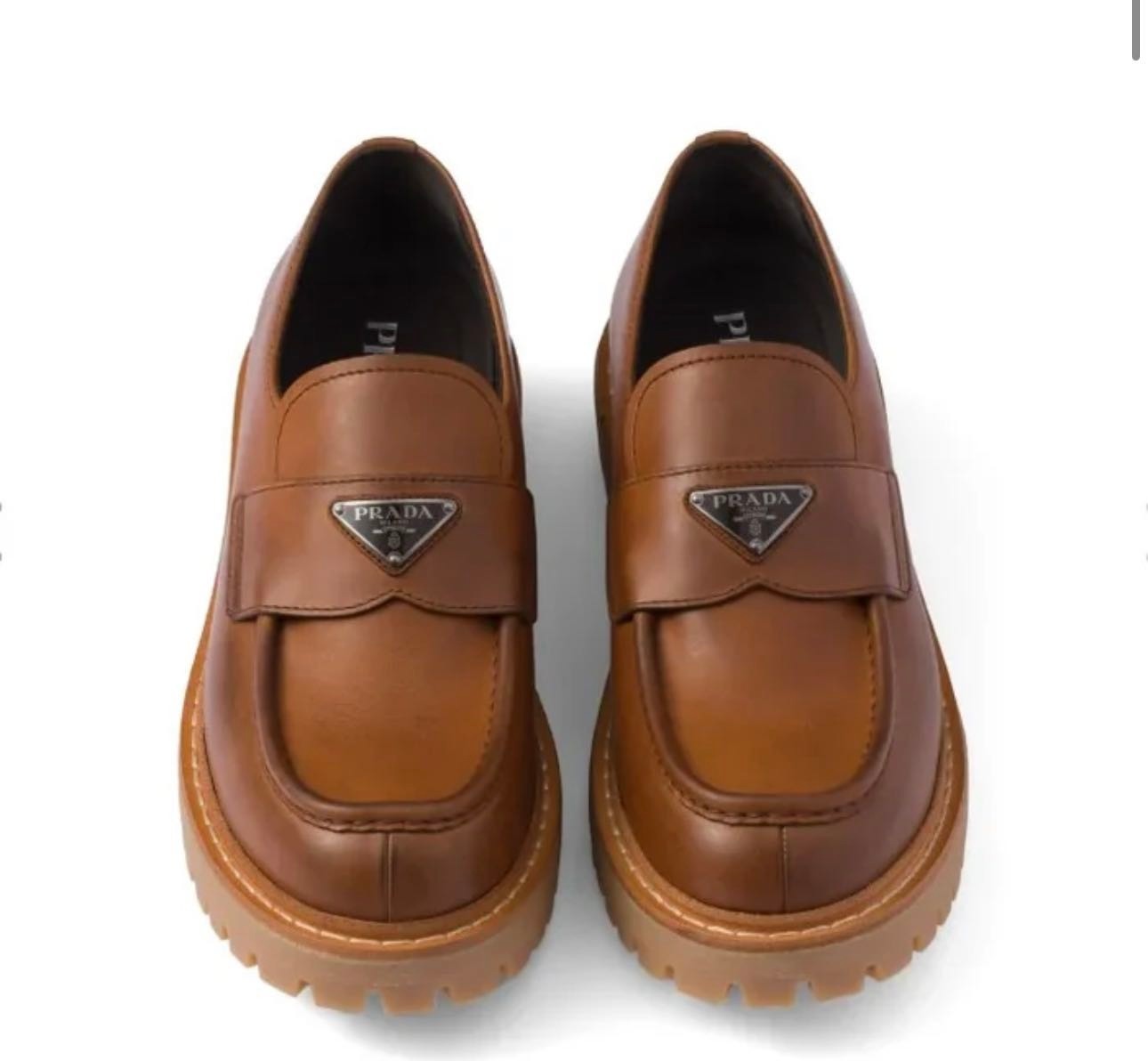 Prada Sport Komple Deri Metal Logolu Lofer görsel 2