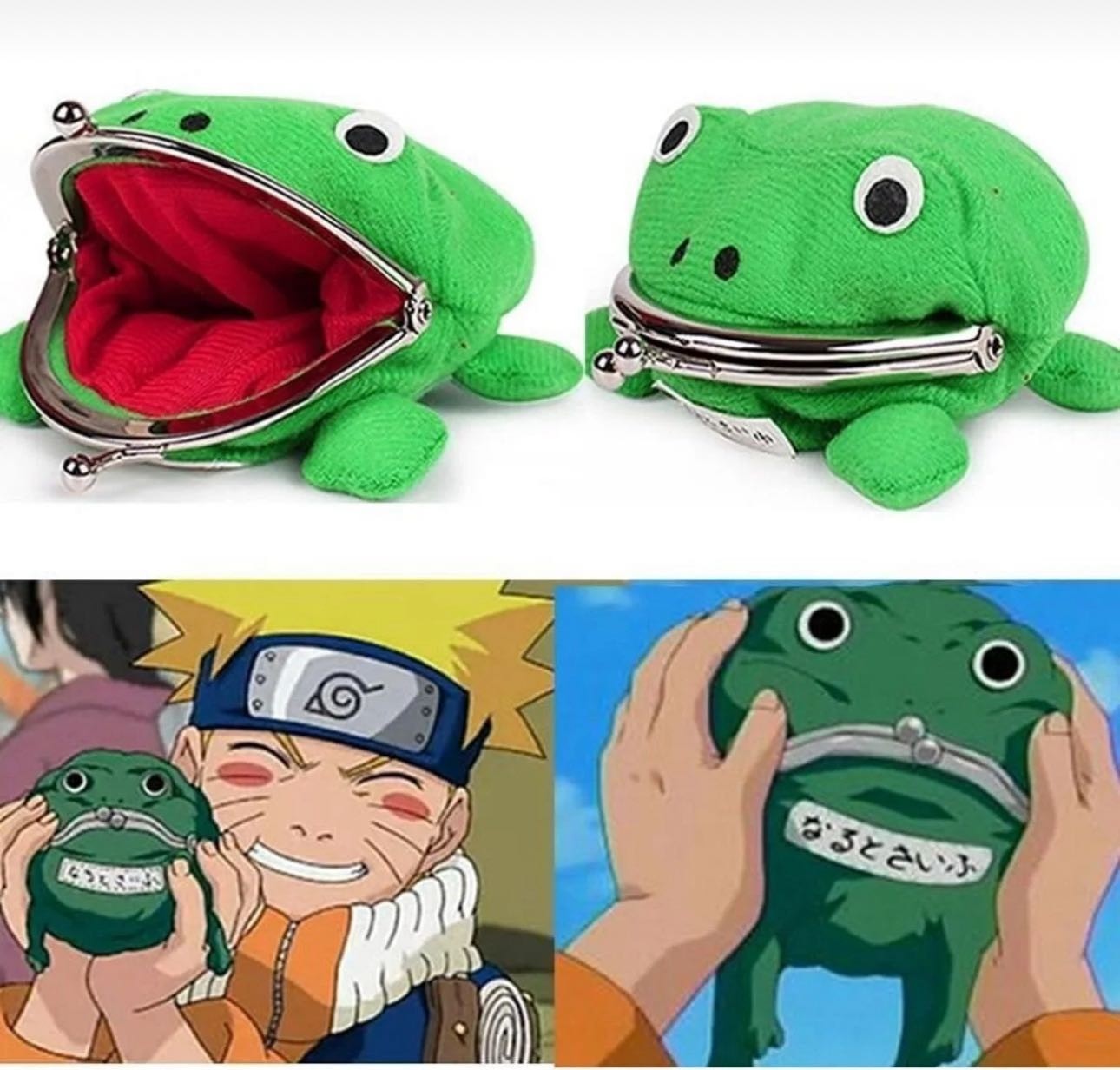 Facnspt Naruto Gama-Chan Kurbağa Cüzdan