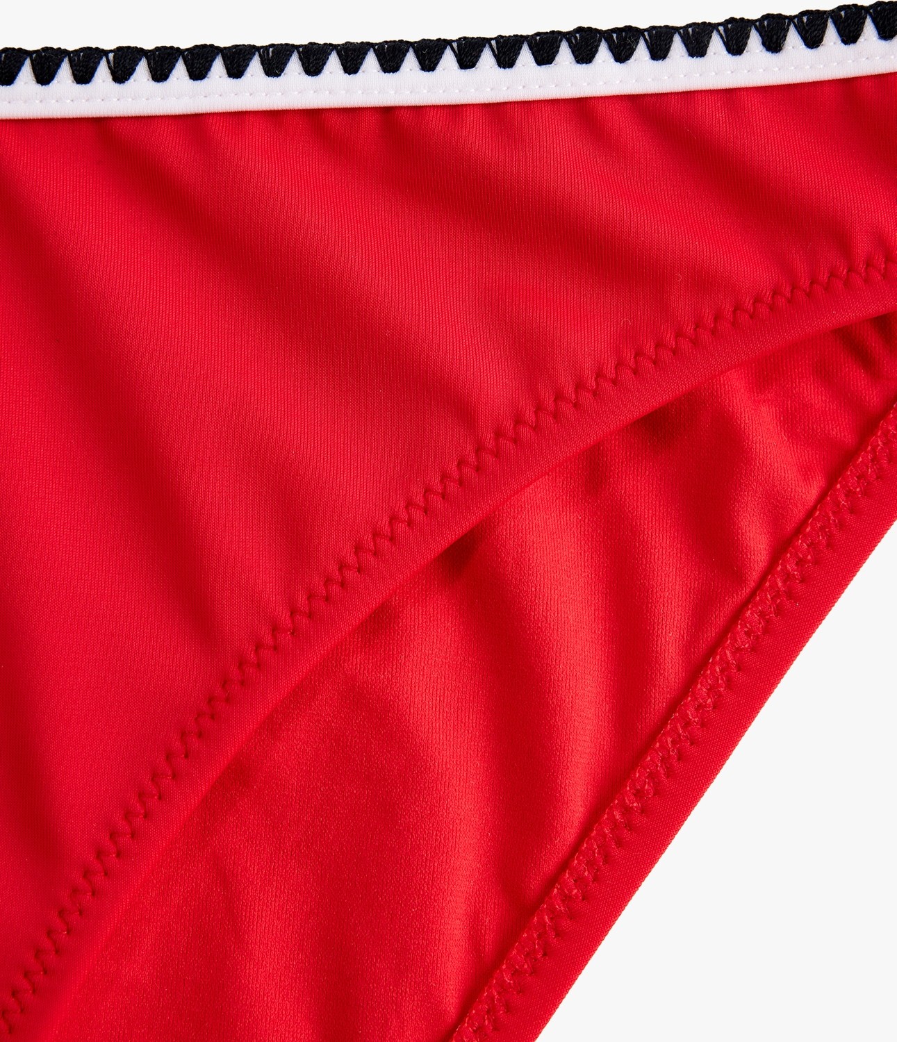 Koton Renk Kontrastlı Kroşe Detaylı Bikini Altı görsel 3