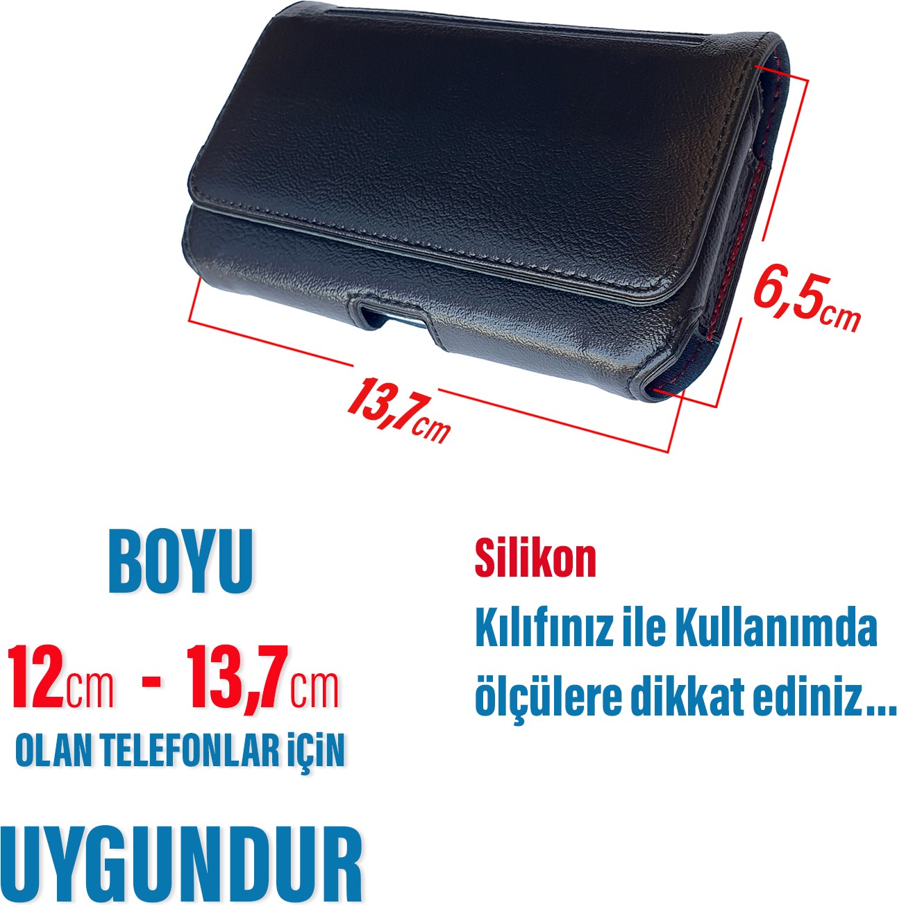 Exenar Tcl Onetouch 4022S Kılıfı 4022S Kemer Kılıfı Bel Çanta görsel 3