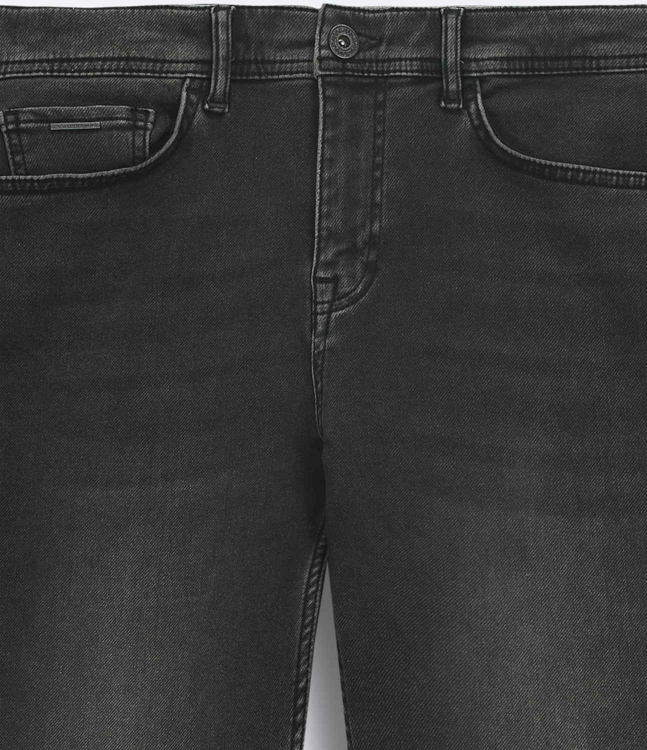 AVVA Erkek Gri Klasik Bel Eskitme Yıkama Elastan Rio Skinny Fit Jean Pantolon A42Y3512 görsel 3