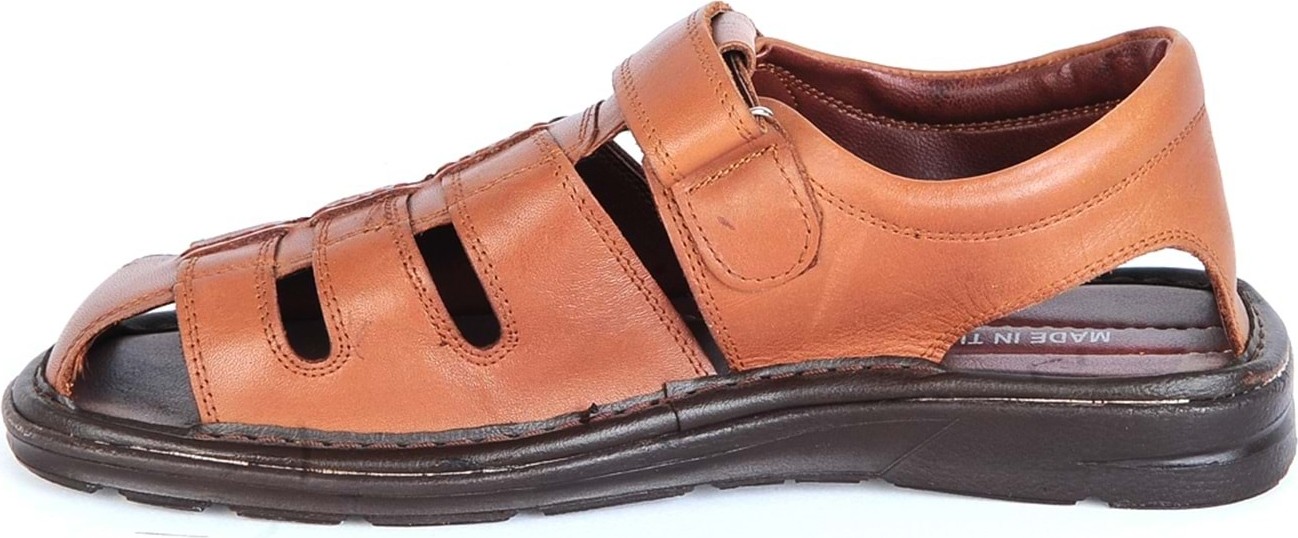 Moda Ayakkabı 659 Erkek Deri Sandalet görsel 3