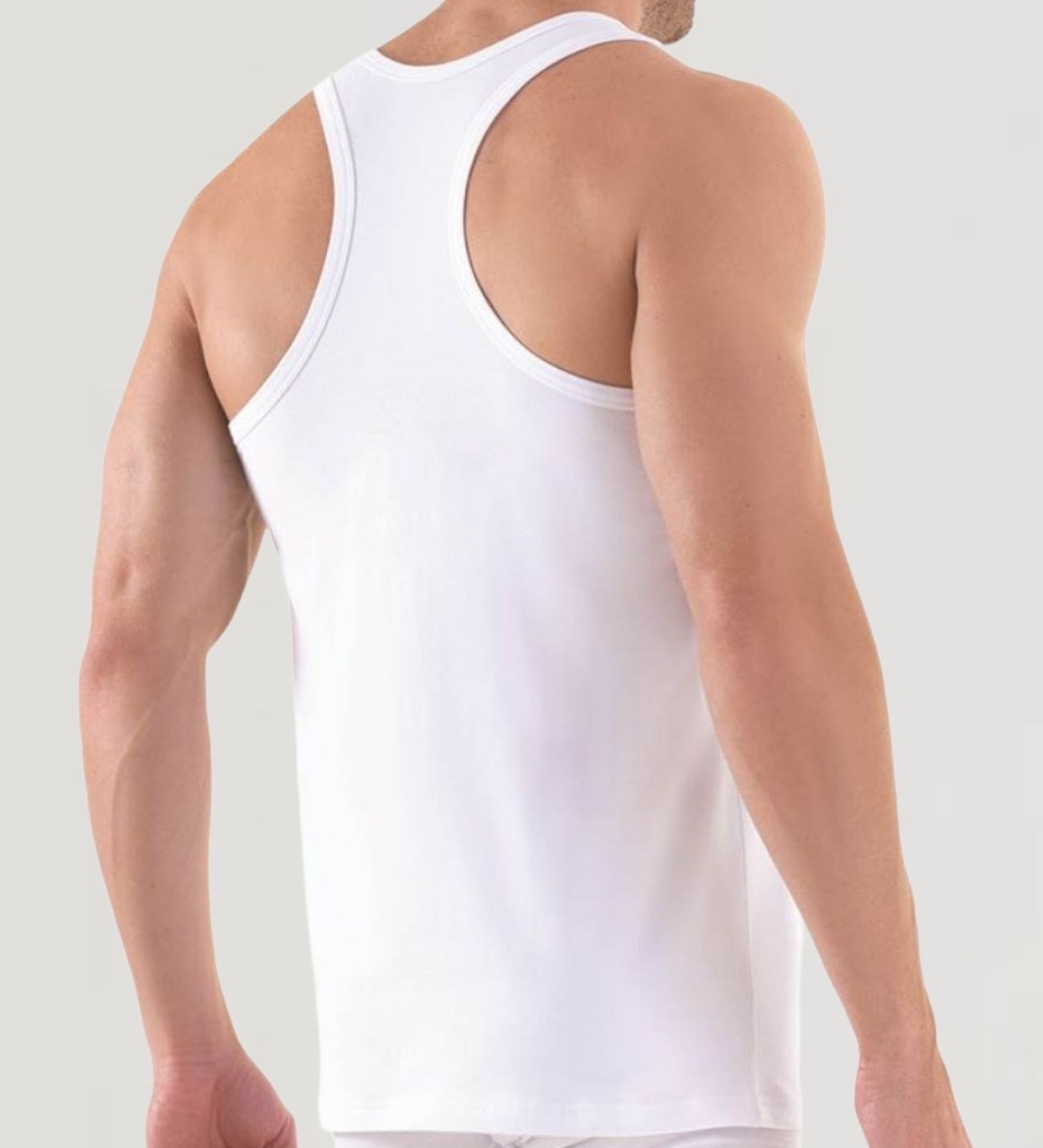 Maruf Shop 4 Adet Erkek Slim Fit Dar Kalıp Likralı Penye Sporcu Atleti(Rambo Atleti) görsel 7