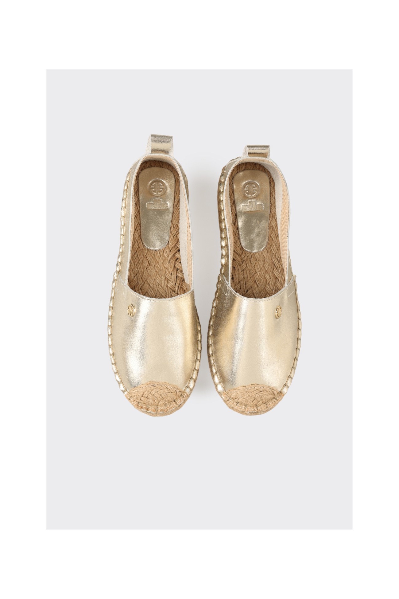 Elle Gold Deri Kadın Espadril görsel 4