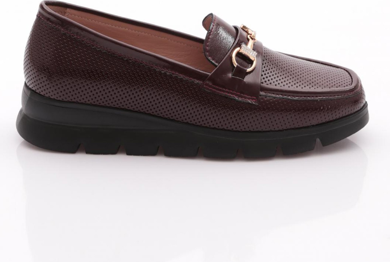 DGN 6095-1 Kadin Aksesuarli Loafer Ayakkabi